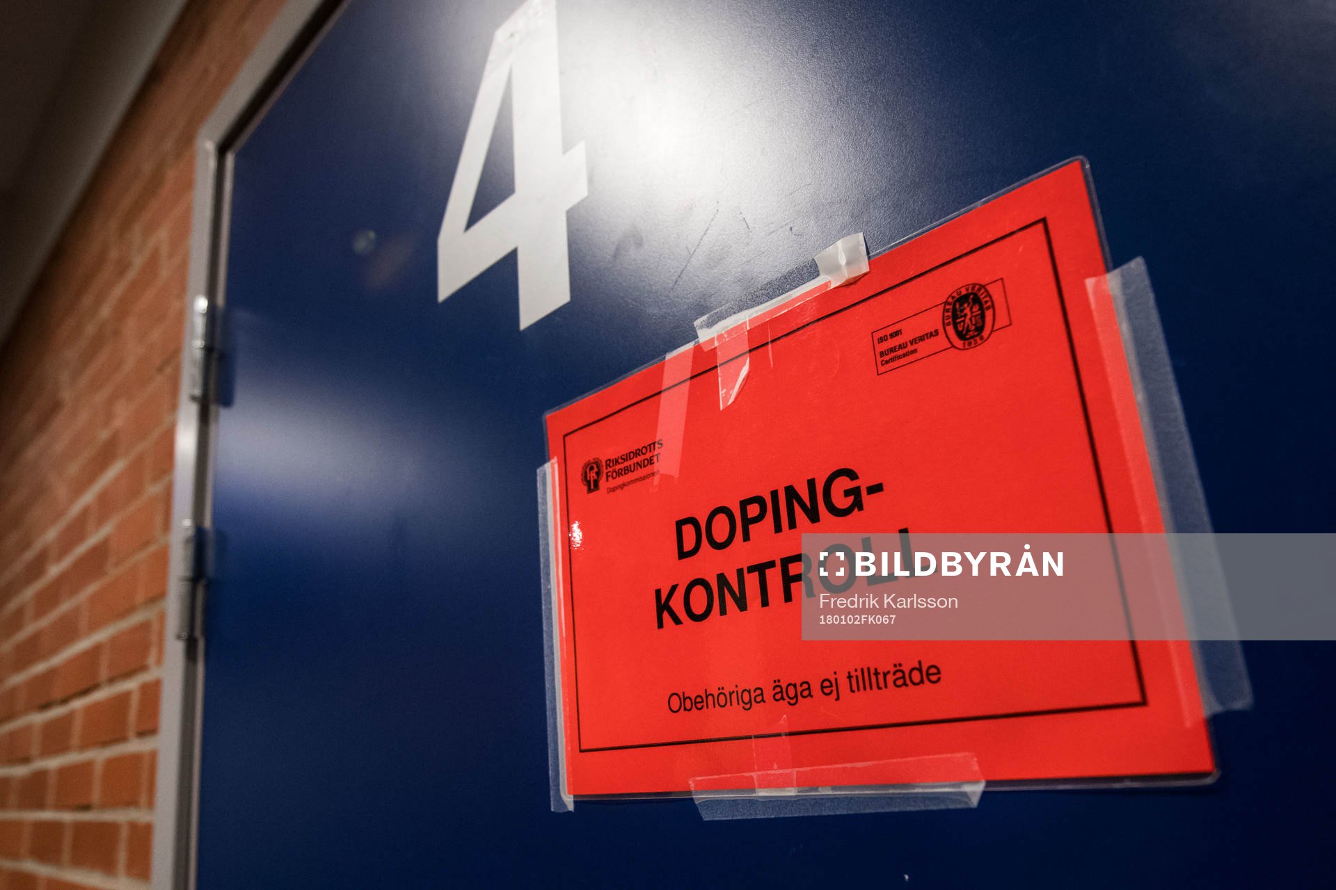 Dopingkontroll av spelare