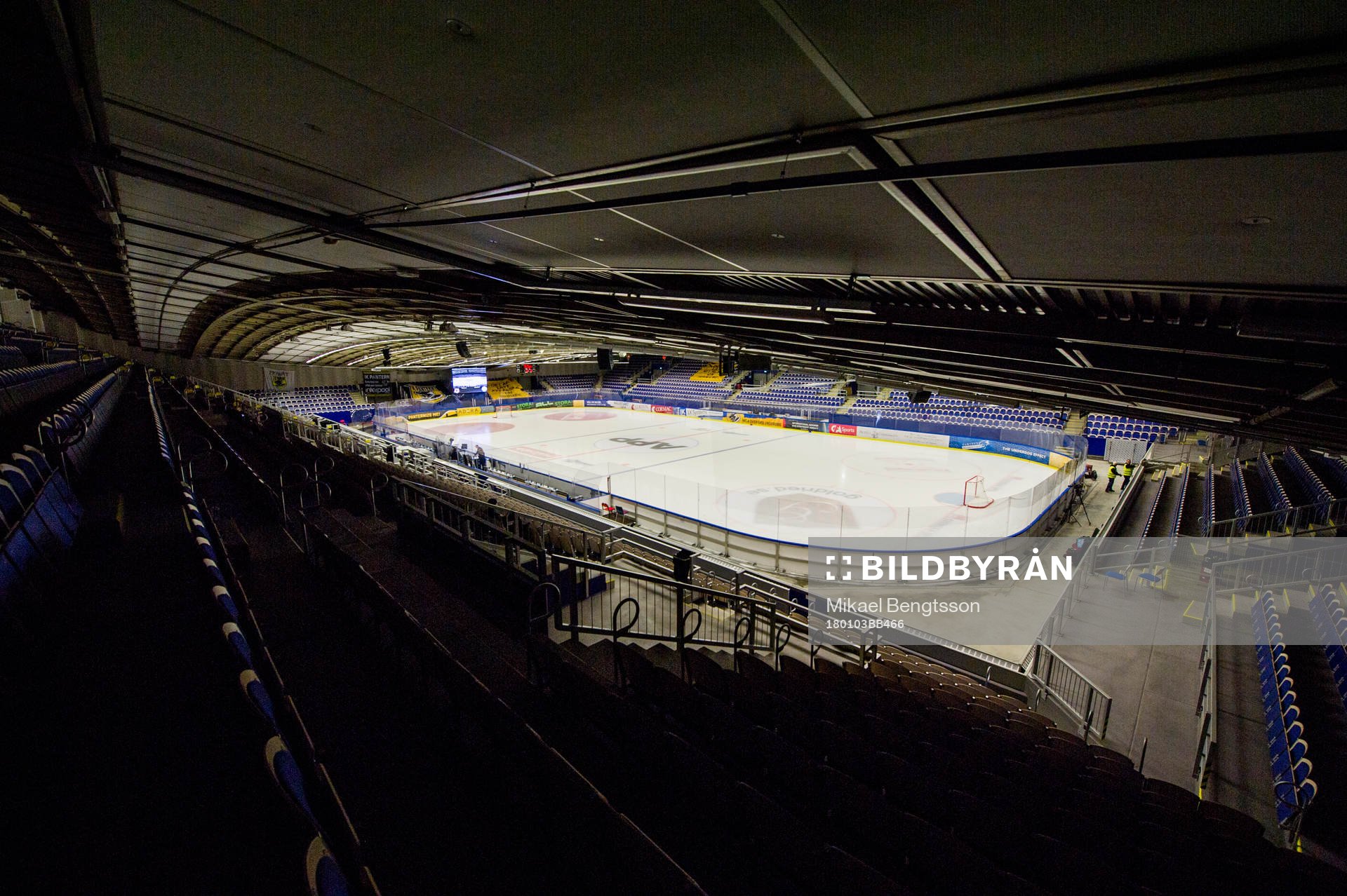 Vy över Malmö Isstadion