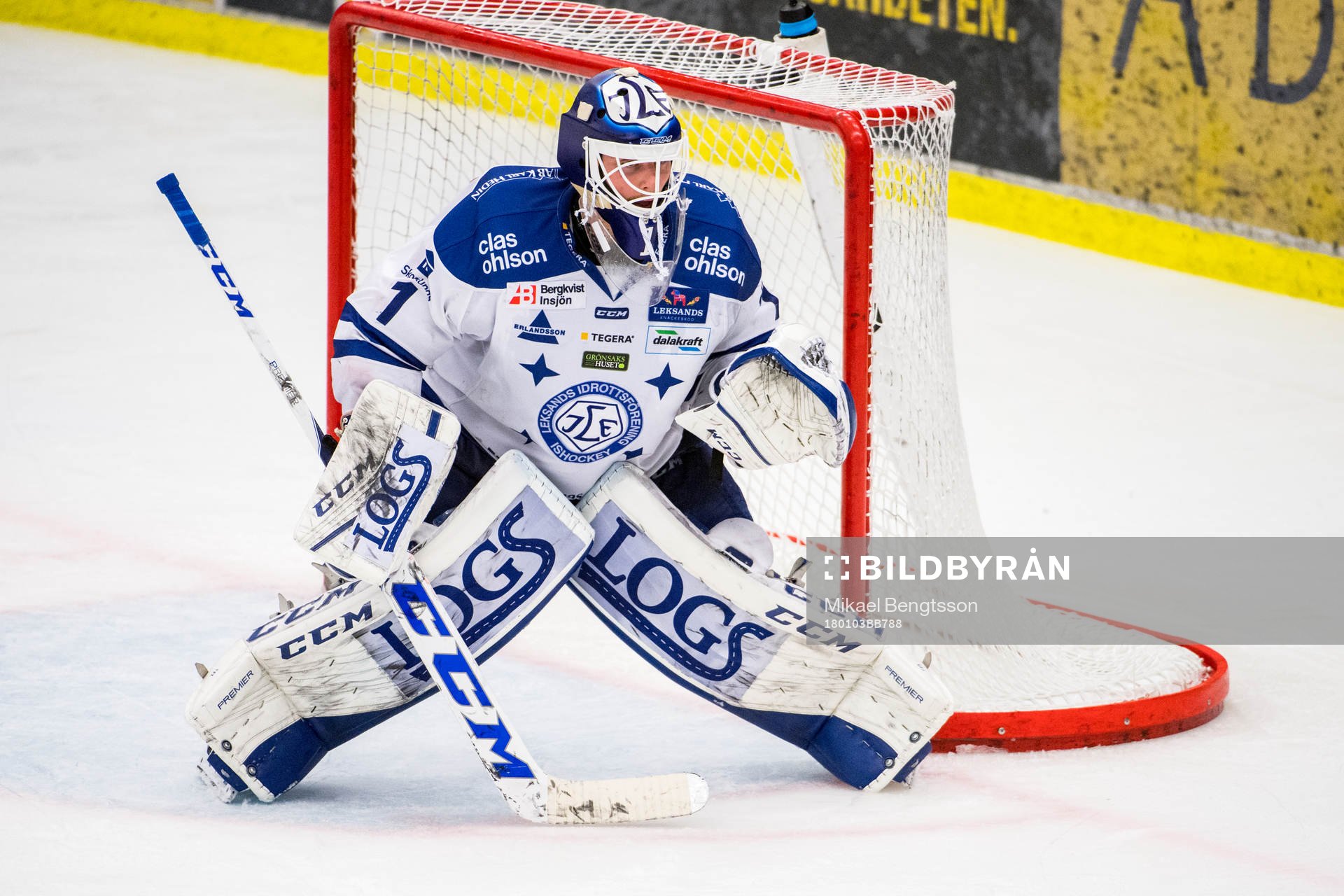 Leksands målvakt Tex Williamsson