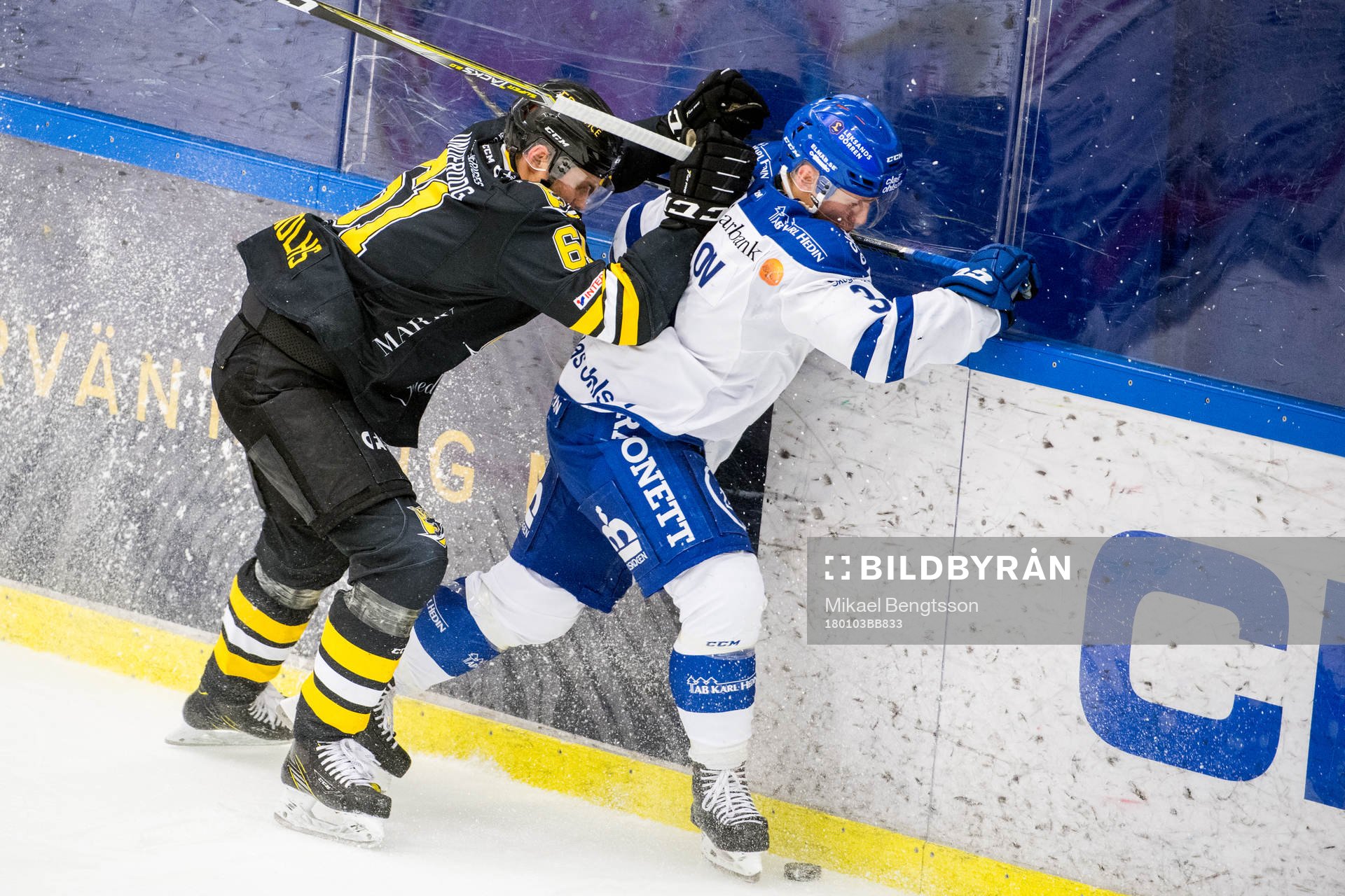 Panterns Martin Janolhs och Leksands Daniel Bertov i