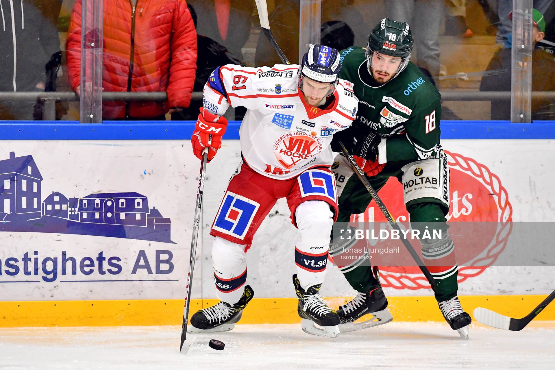 Västerviks Emil Wahlberg och Tingsryds Jacob Dahlström