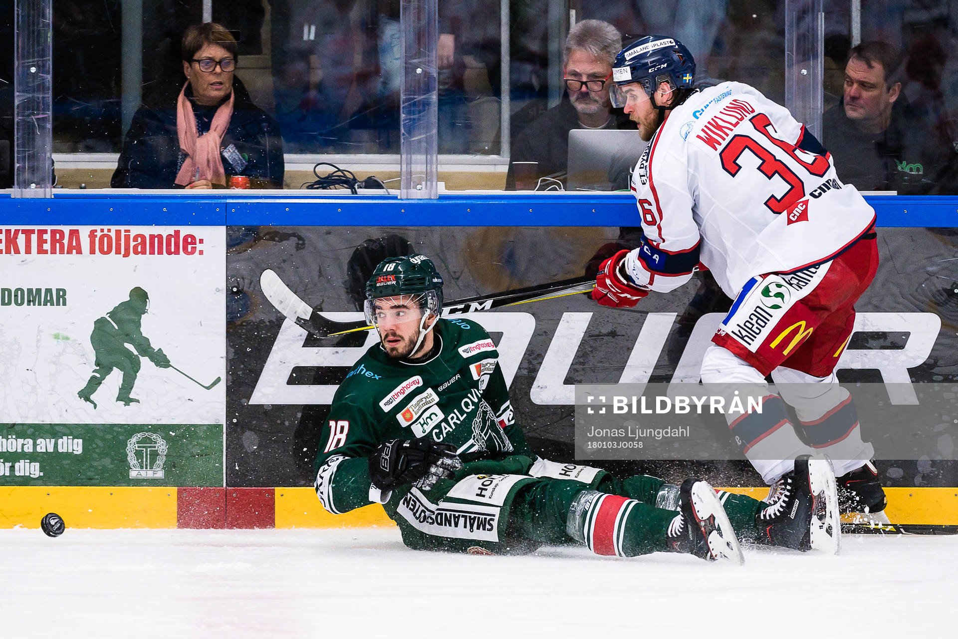 Tingsryds Jacob Dahlström och Västerviks Alexander Wiklund