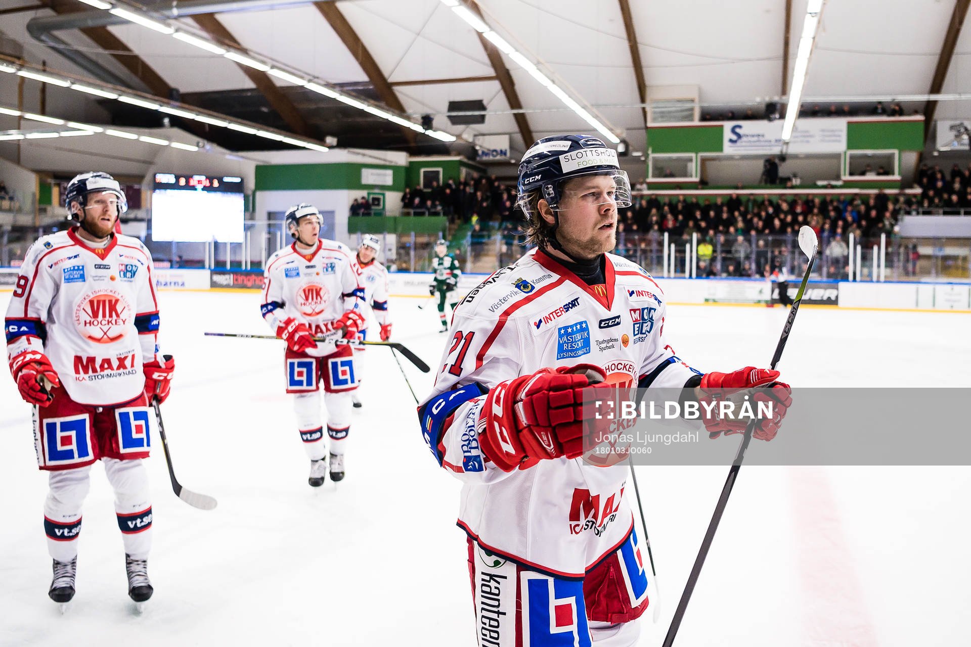 Västerviks Victor Öhman jublar