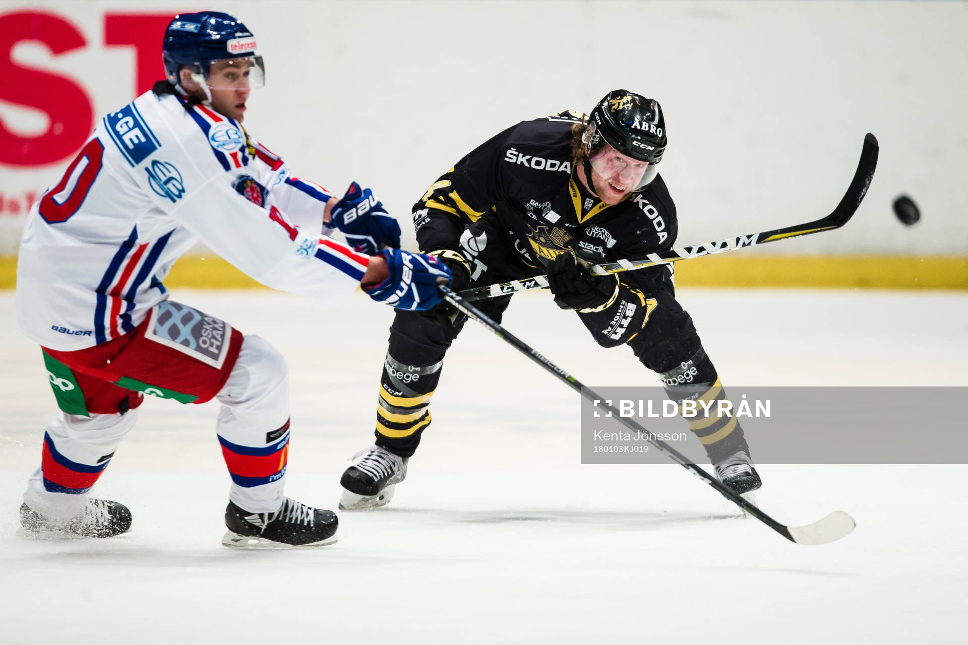 s Clay Wilson  och Oskarshamns Marcus Persson
