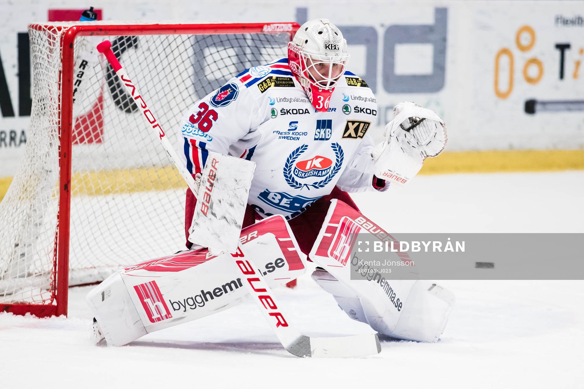 Oskarshamns målvakt Wictor Ragnewall