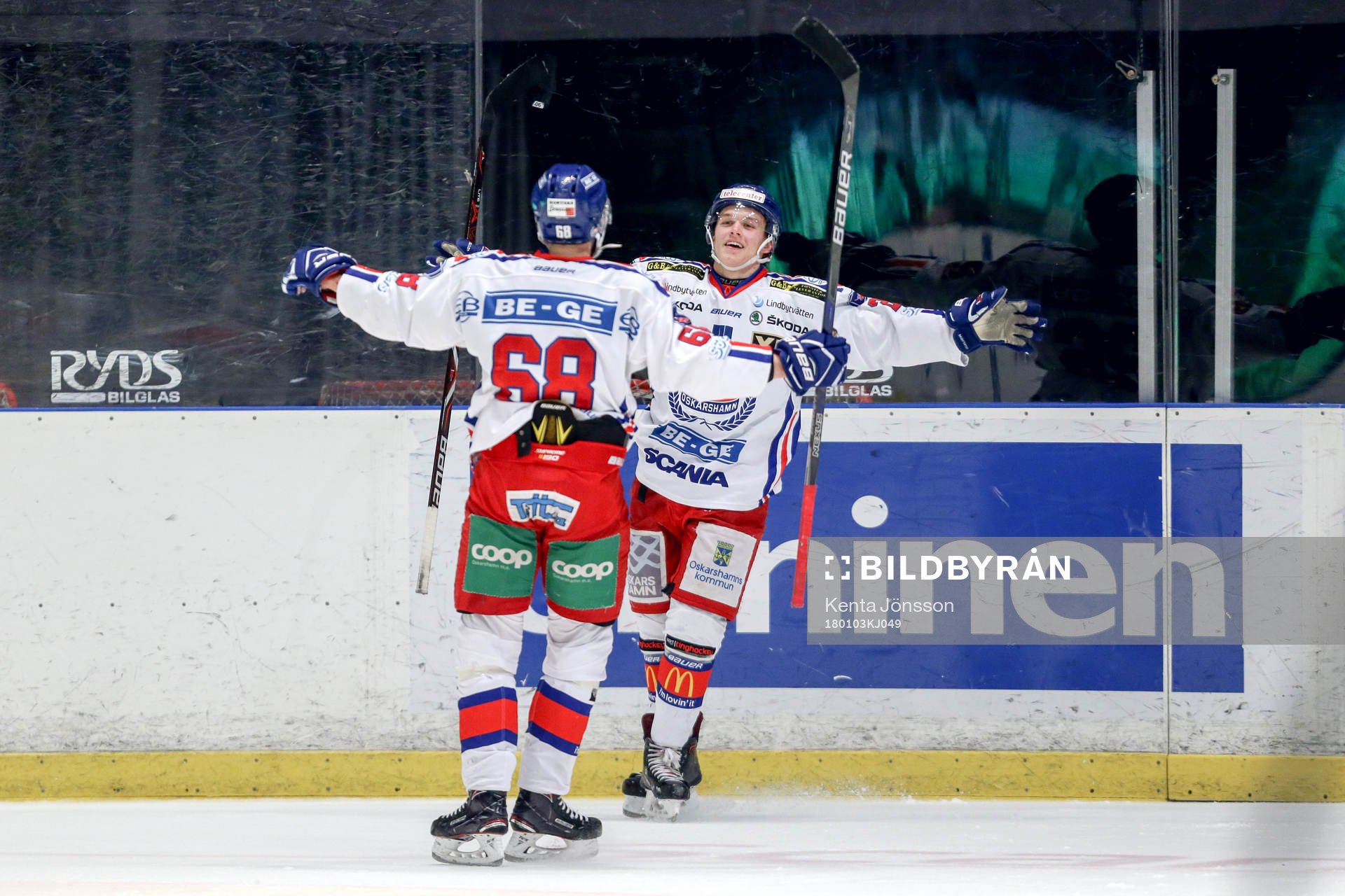 Oskarshamns Tom Hedberg jublar