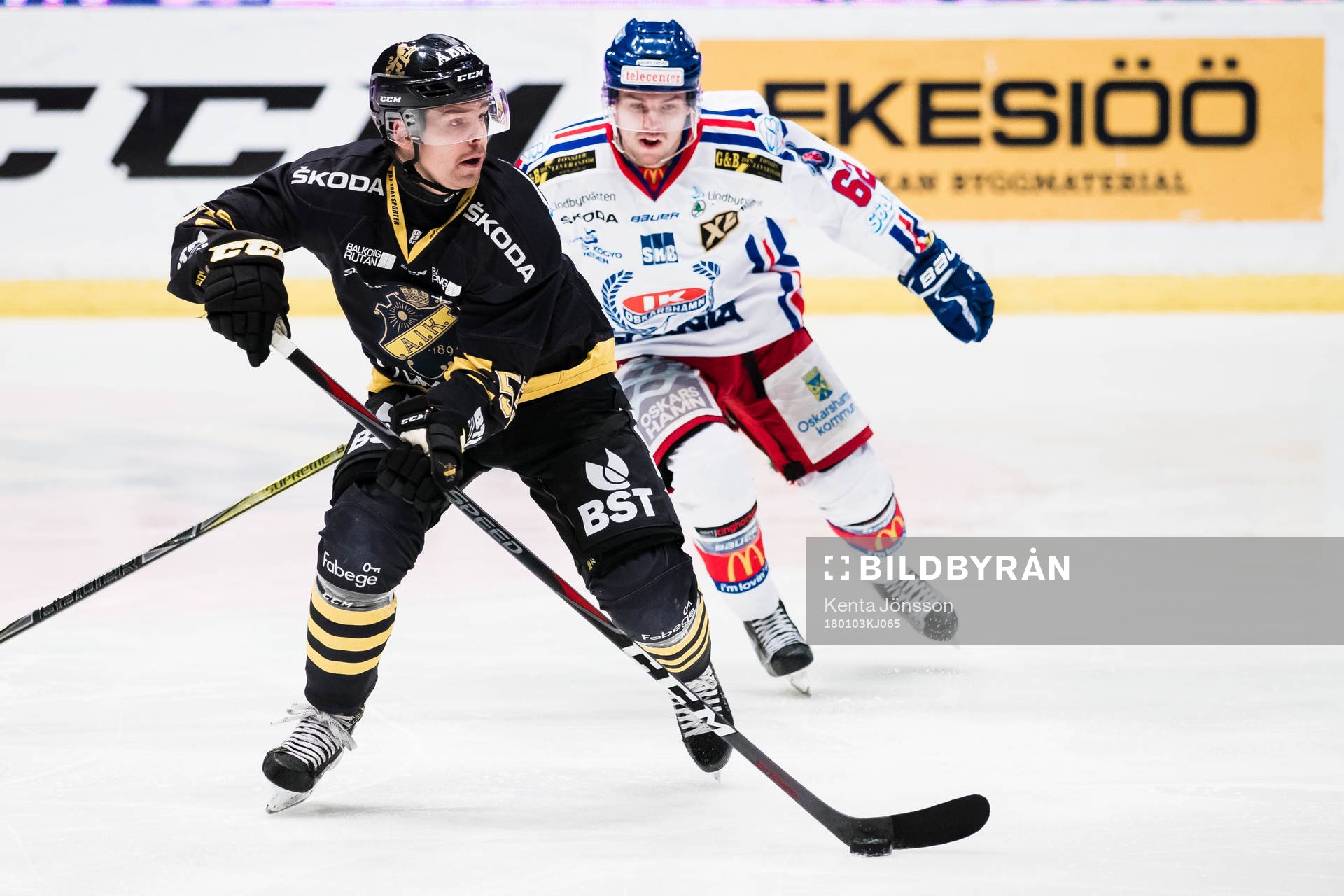 s David Berg och Oskarshamns Manuel Ågren
