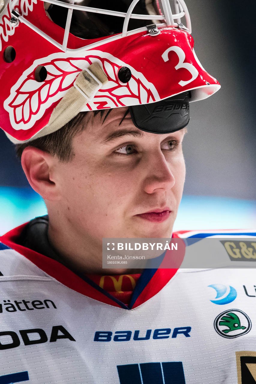 Oskarshamns målvakt Wictor Ragnewall