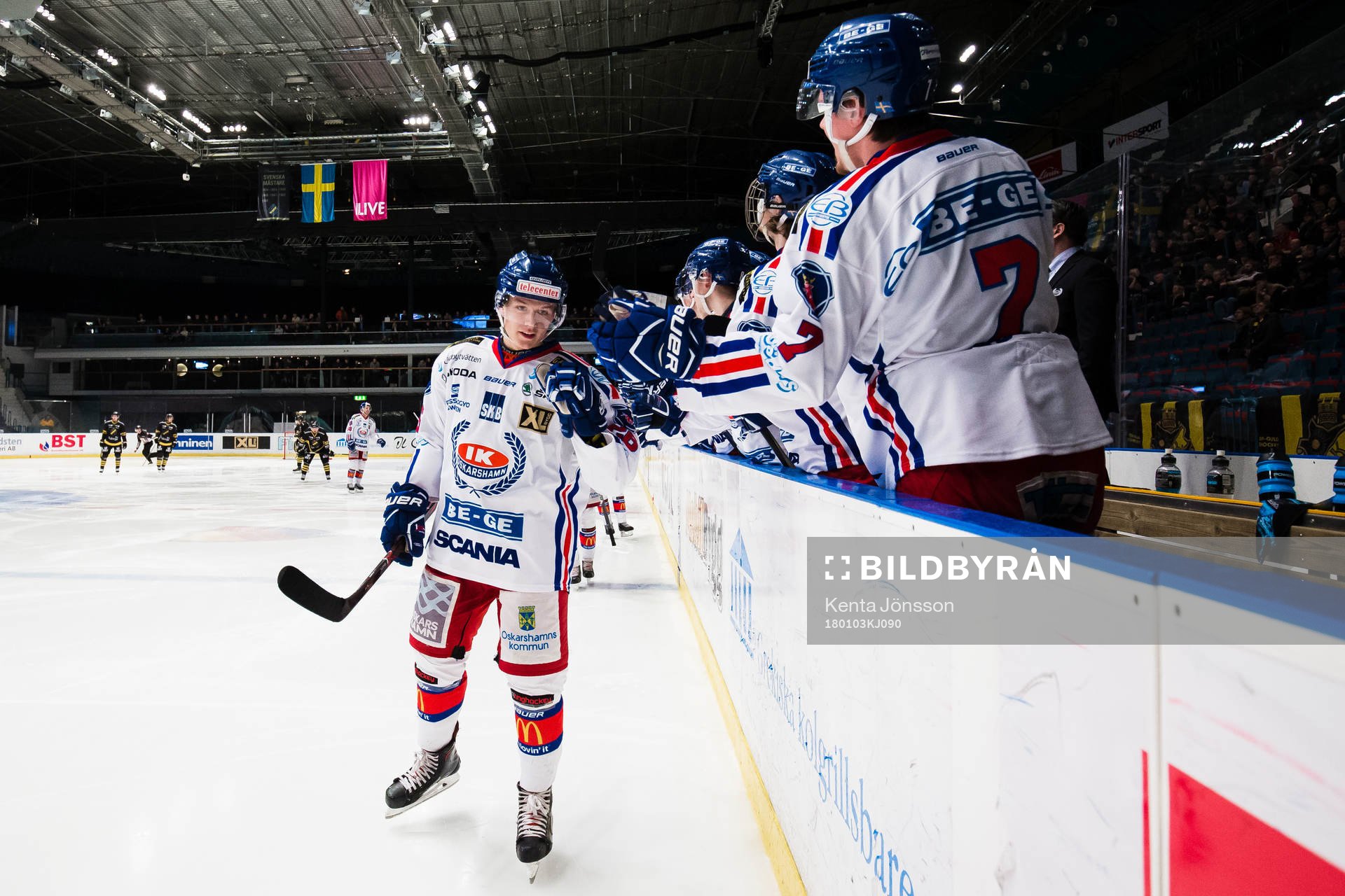 Oskarshamns Tom Hedberg jublar