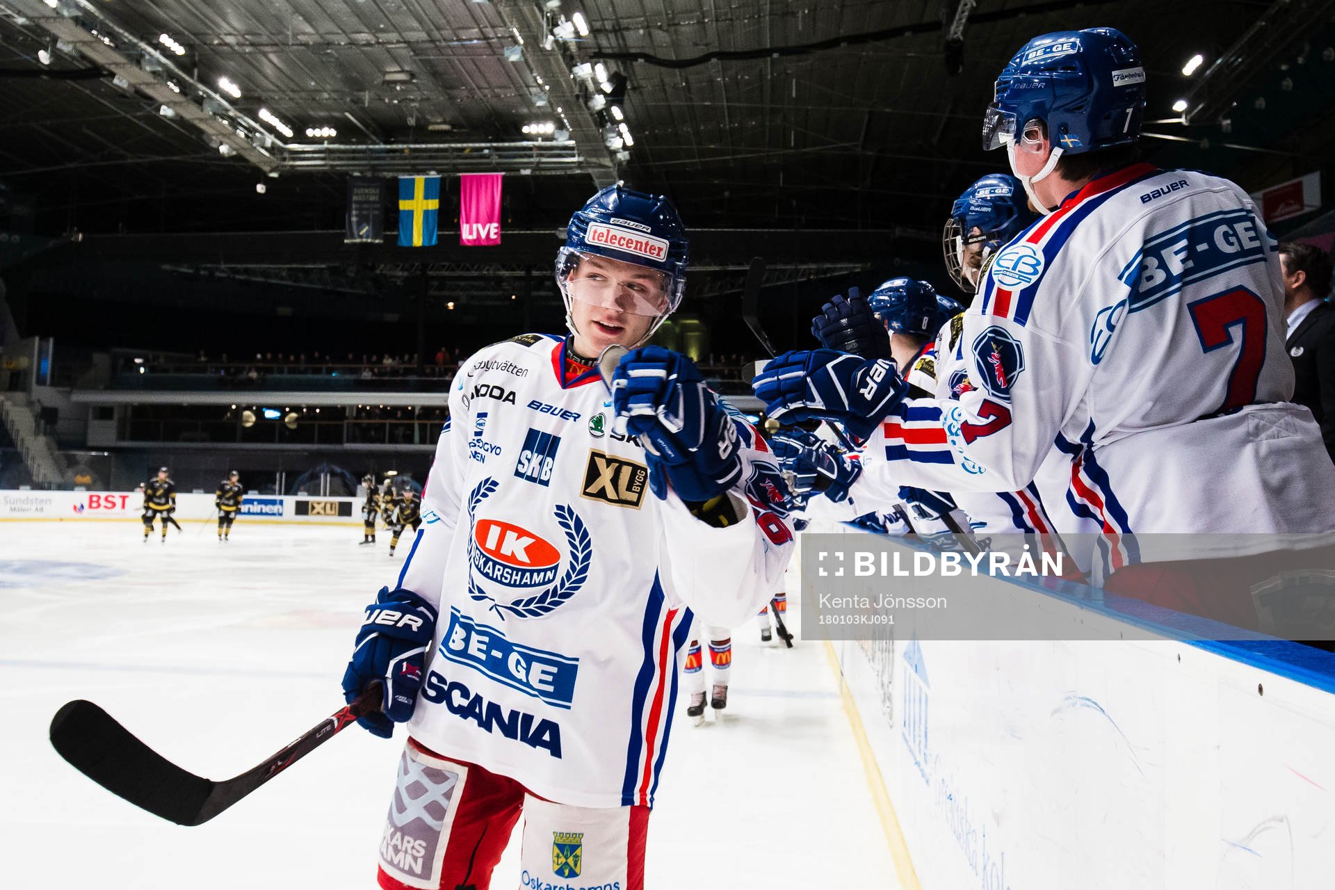 Oskarshamns Tom Hedberg jublar