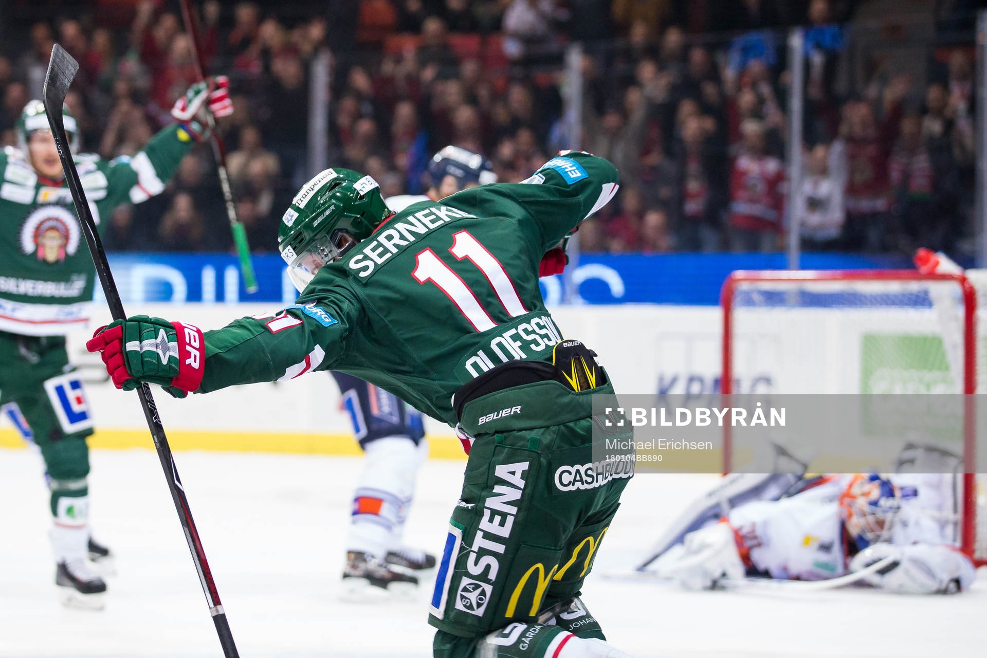 Frölundas Victor Olofsson jublar