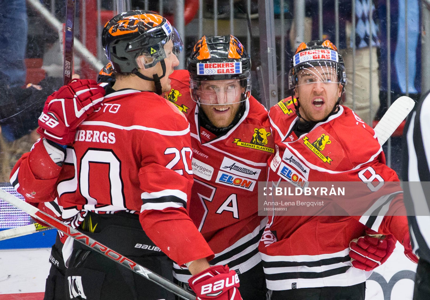 Örebros Marcus Weinstock, Joakim Andersson och Tyson Spink