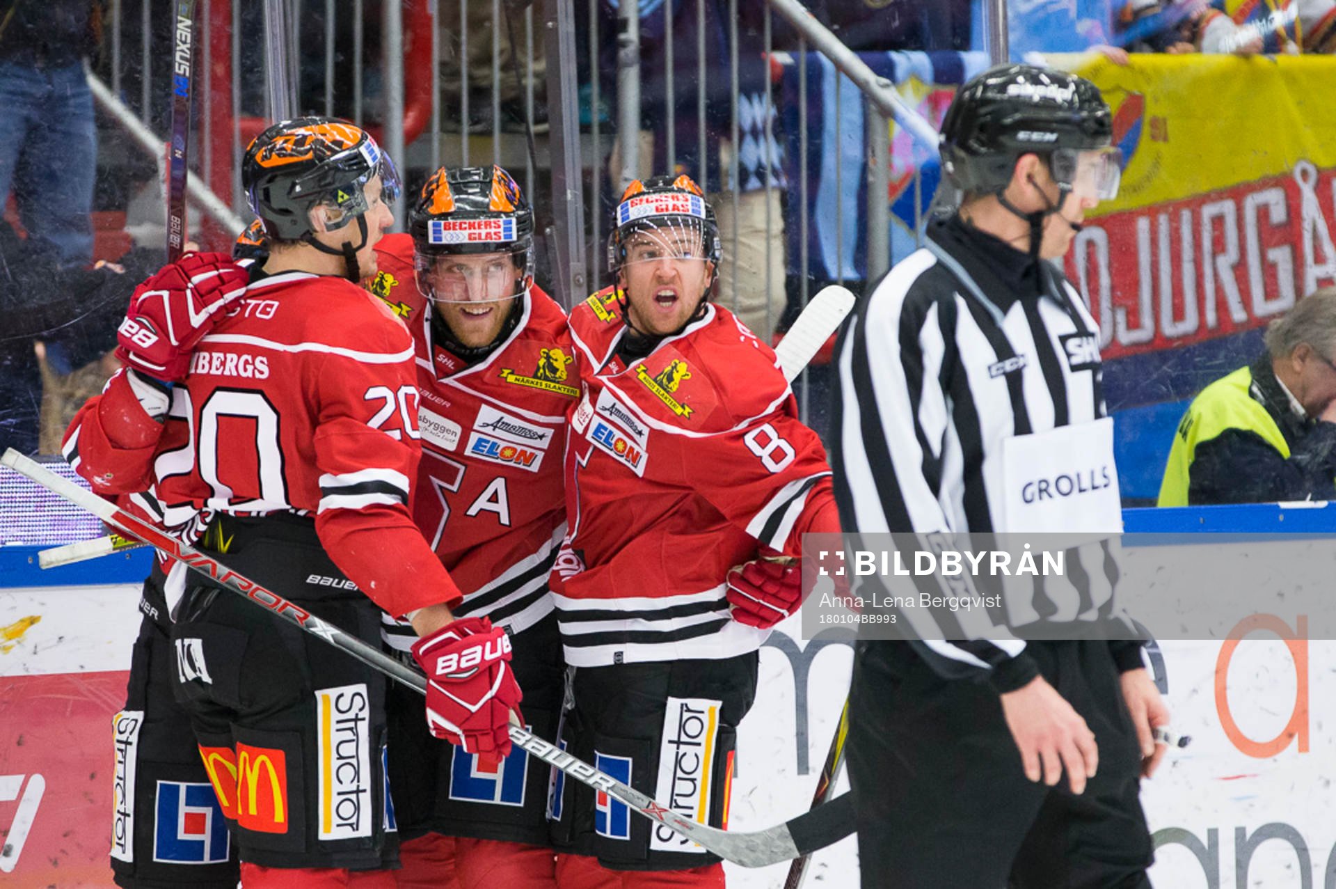 Örebros Marcus Weinstock, Joakim Andersson och Tyson Spink