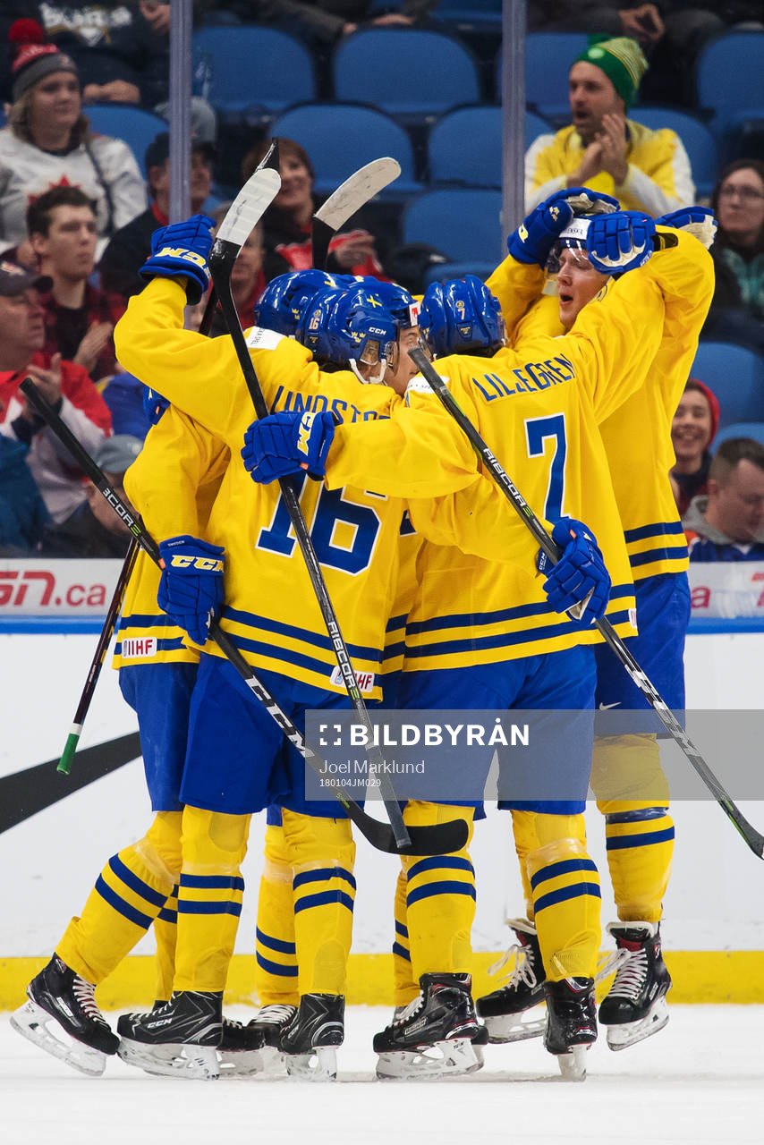 Sveriges Elias Pettersson, Linus Lindström, Lias