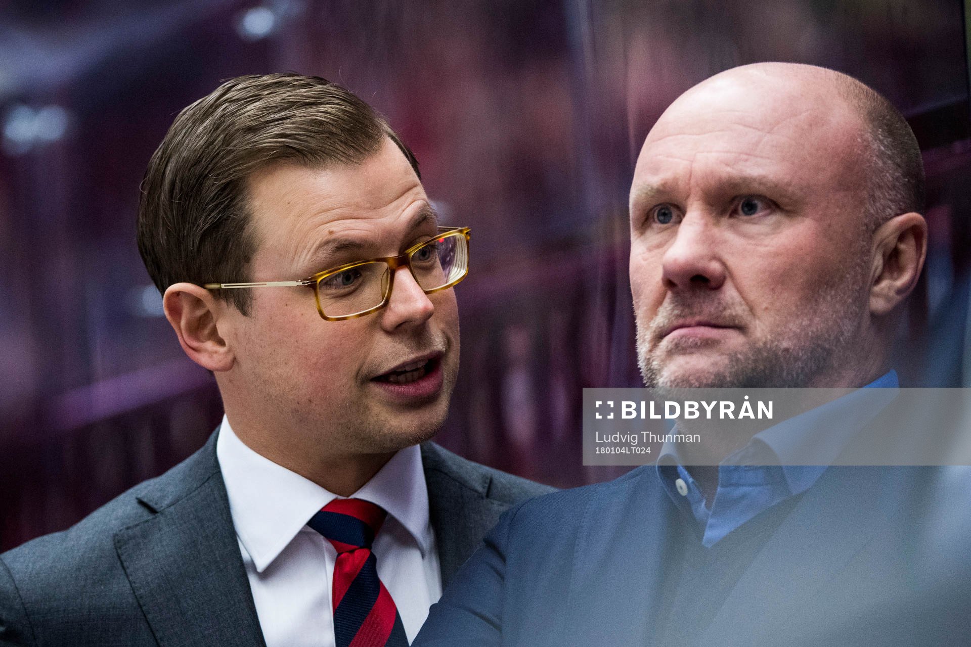 Malmö Redhawks assisterande tränare Martin Filander och