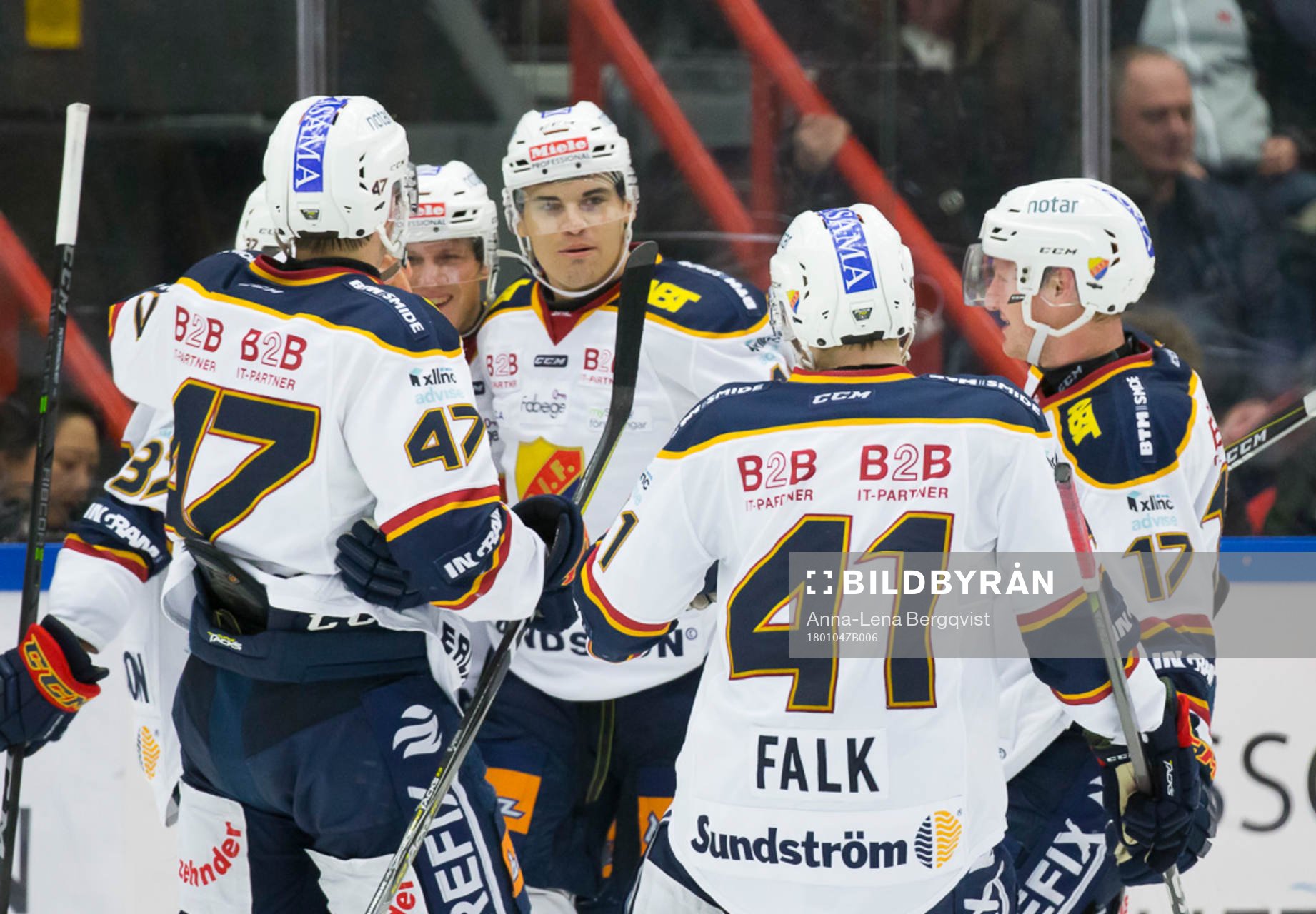 Djurgårdens Rene Bourque jublar