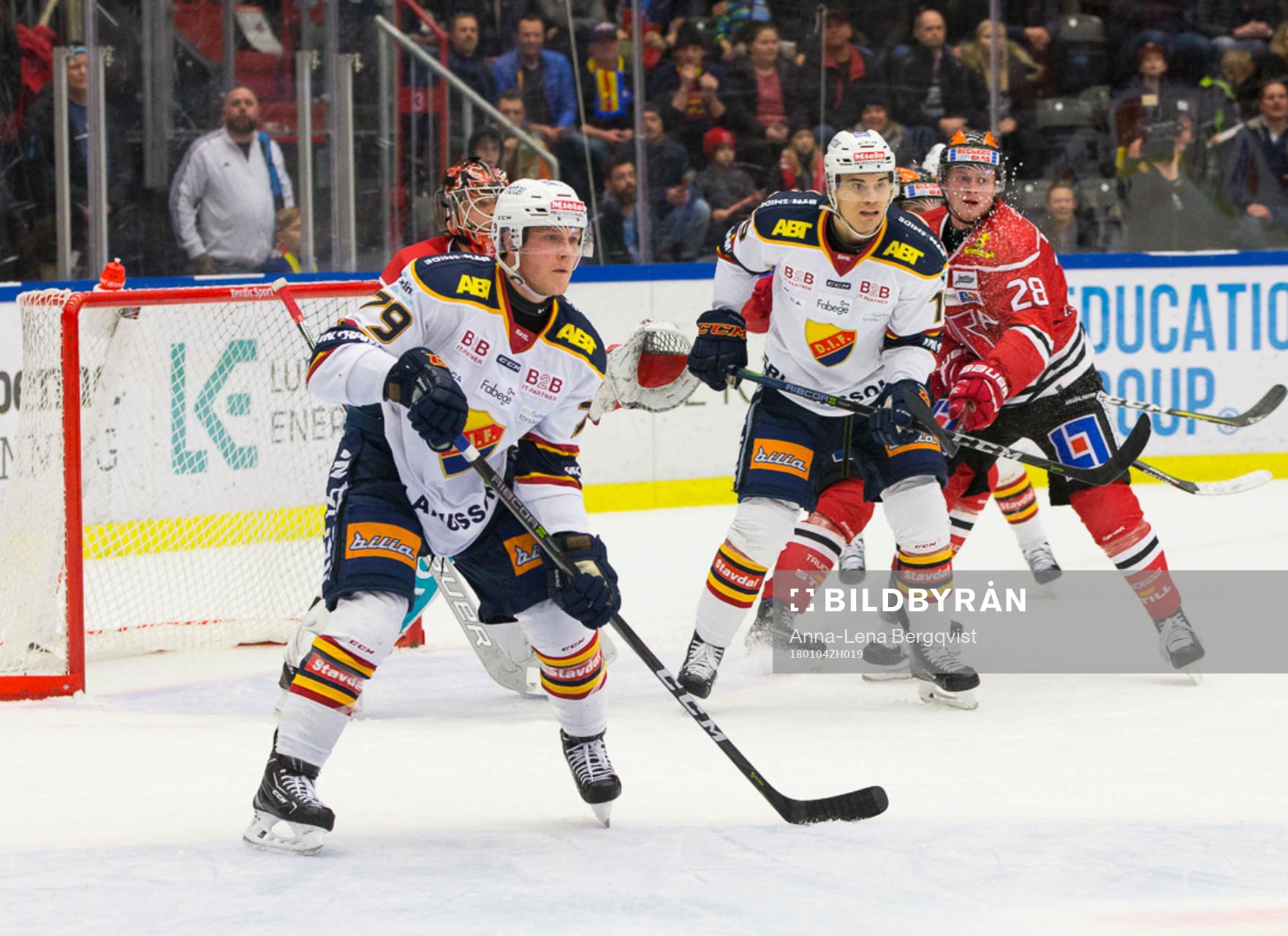 Djurgårdens Patrik Lundh och Rene Bourque samt Örebros