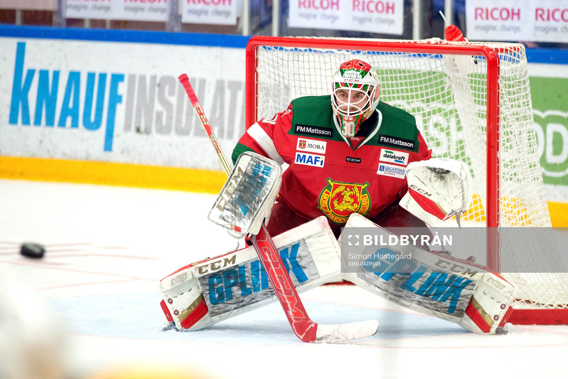 Moras målvakt Mattias Pettersson