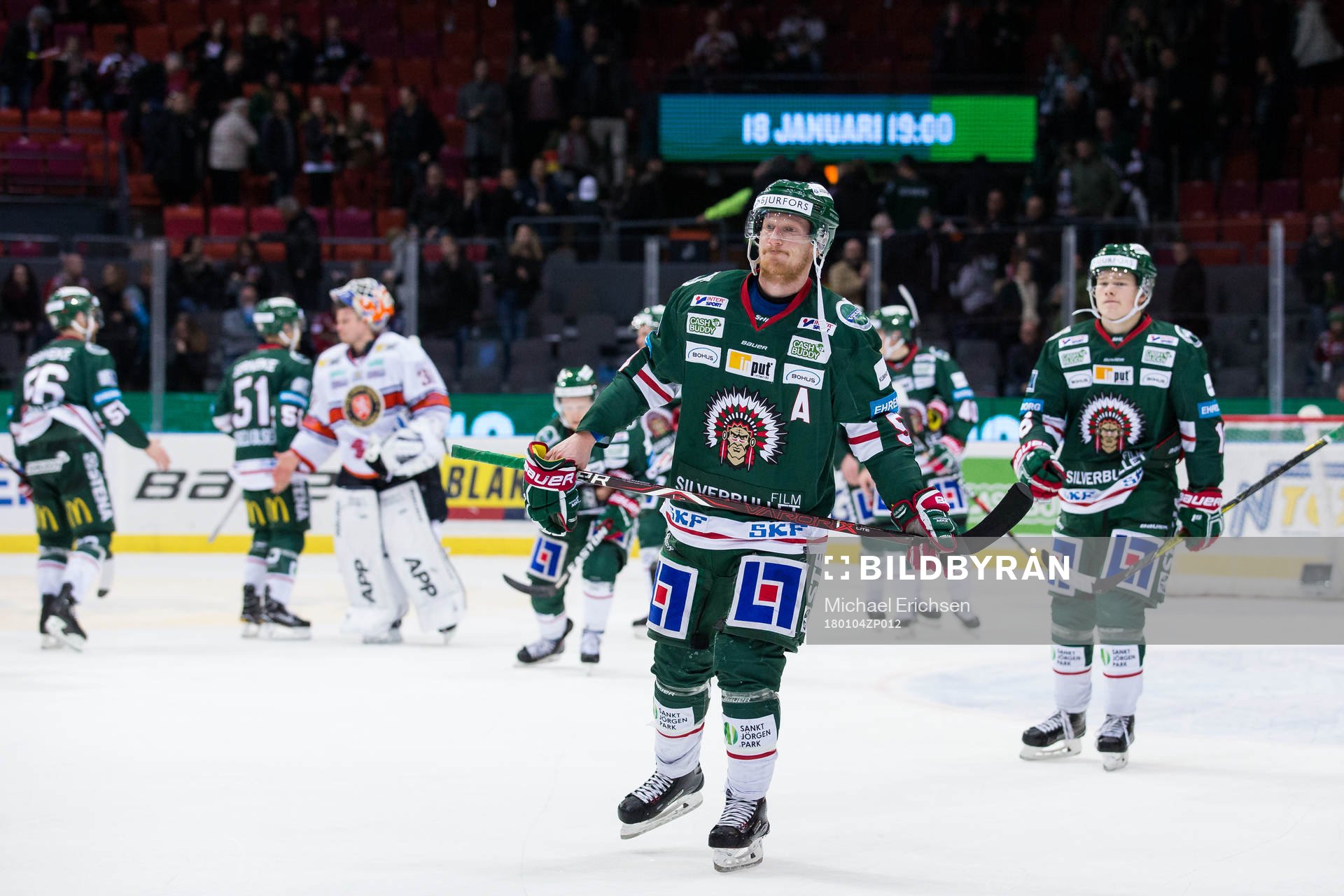 Frölundas Simon Hjalmarsson deppar