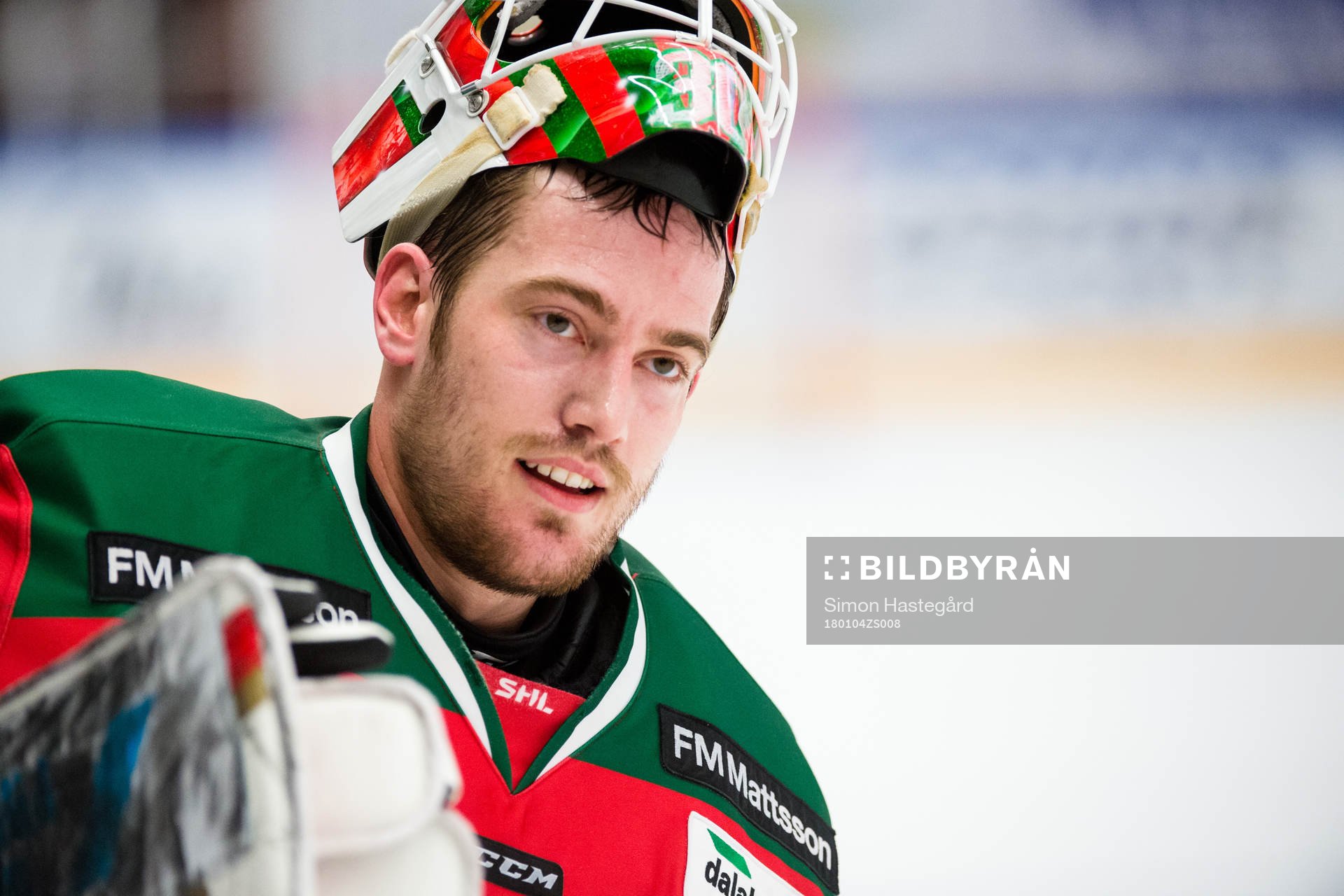 Moras målvakt Mattias Pettersson jublar