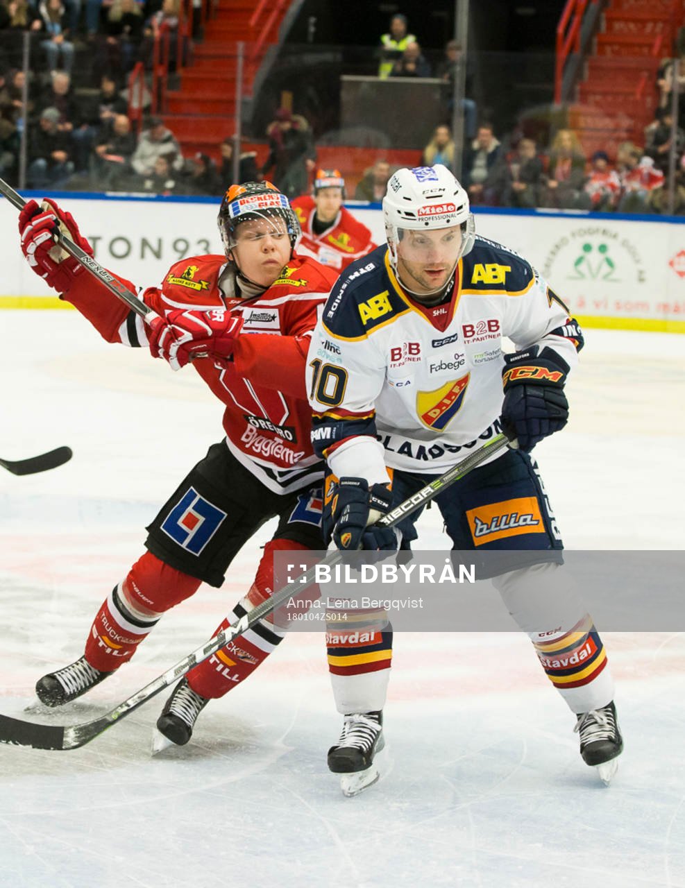 Örebros Daniel Viksten och Djurgårdens Niclas Bergfors