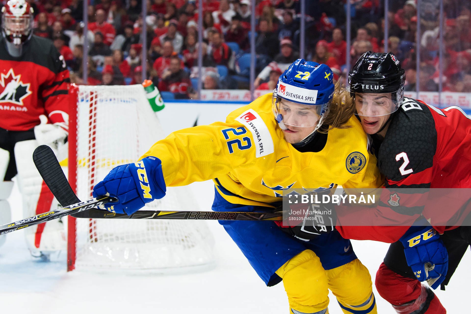 Sveriges Axel Jonsson Fjällby och Kanadas Jake Bean