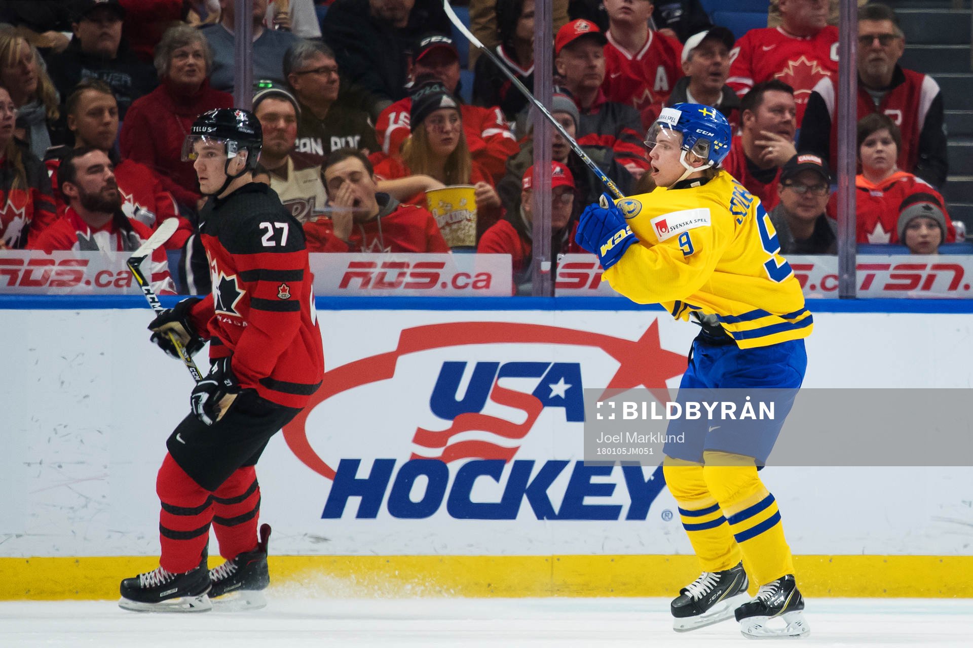 Sveriges Tim Söderlund jublar