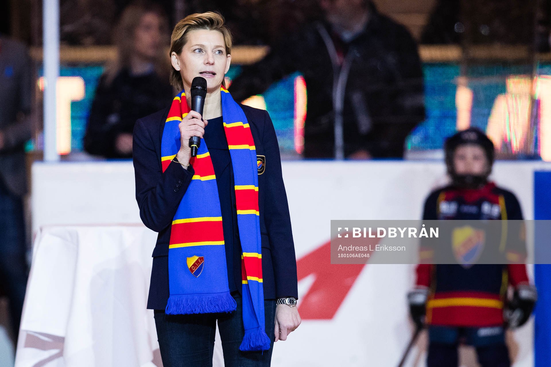 Djurgården Hockeys vd Jenny Silfverstrand innan