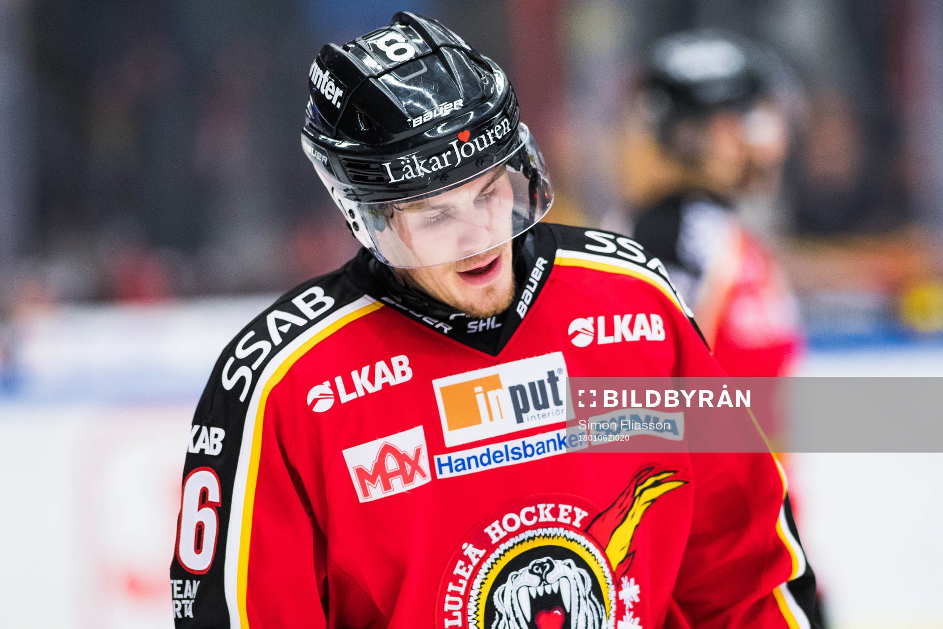 Luleås Joey Hishon deppar