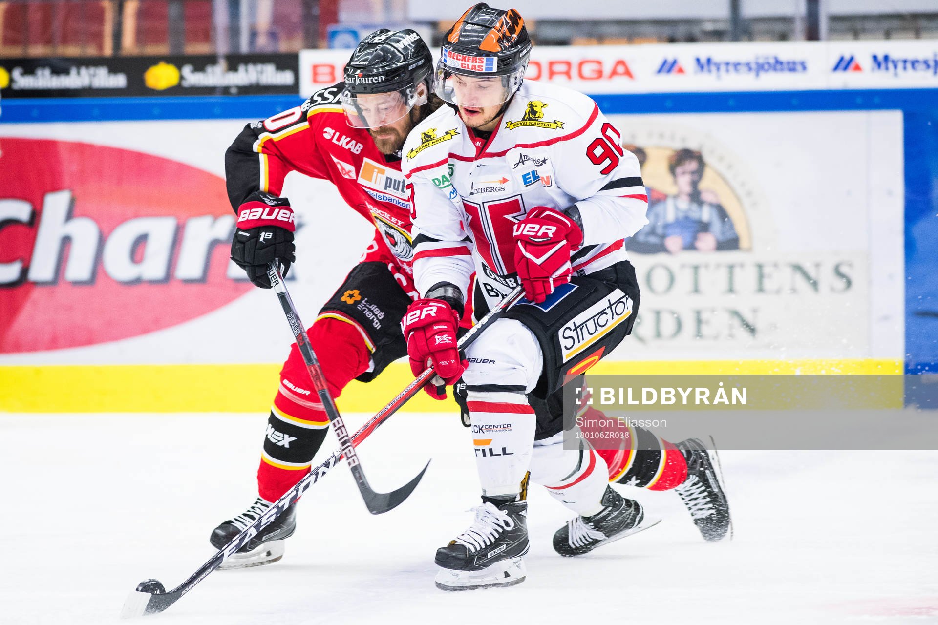 Örebros Libor Hudacek och Luleås Daniel Sondell
