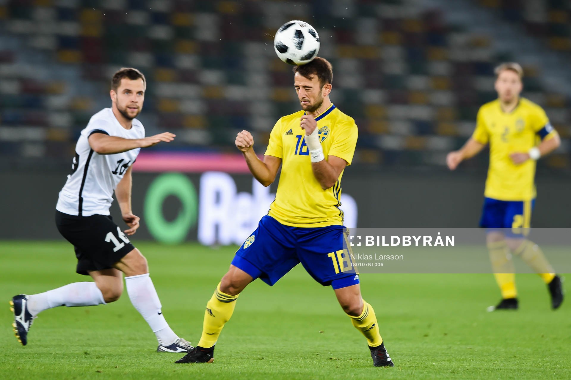Estlands Sergei Mosnikov och Sveriges Robert Gojani