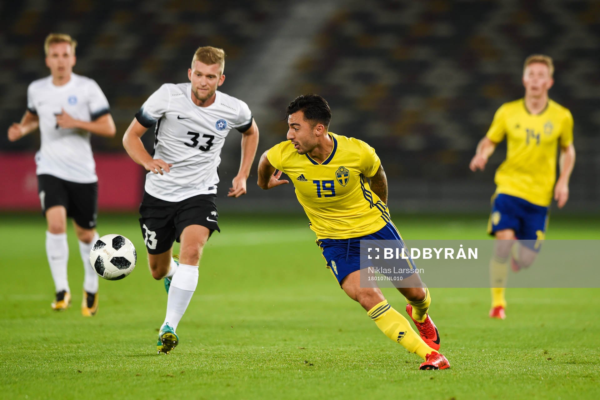 Estlands Karl Mööl och Sveriges Jiloan Hamad