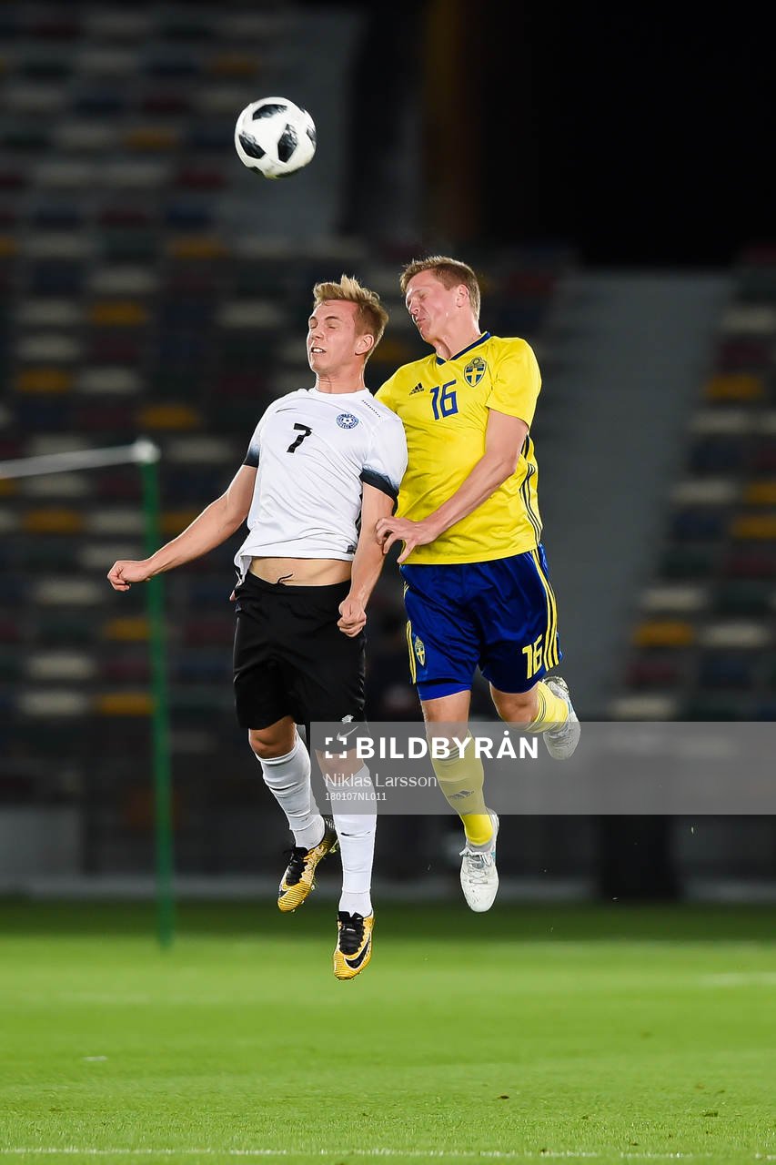 Estlands Martin Miller och Sveriges Joakim Nilsson
