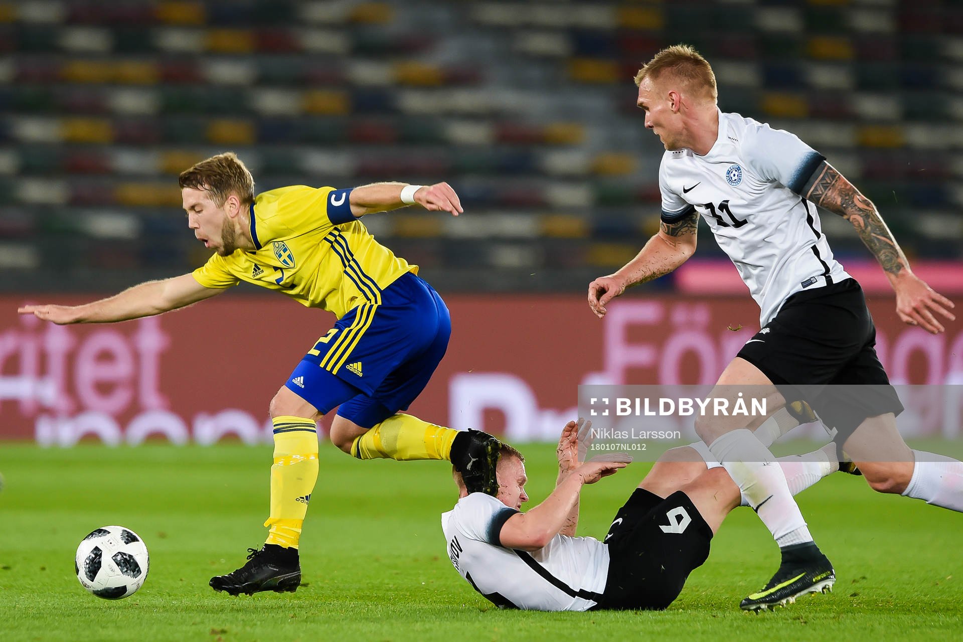 Sveriges Anton Tinnerholm, Estlands Ilja Antonov och Rauno