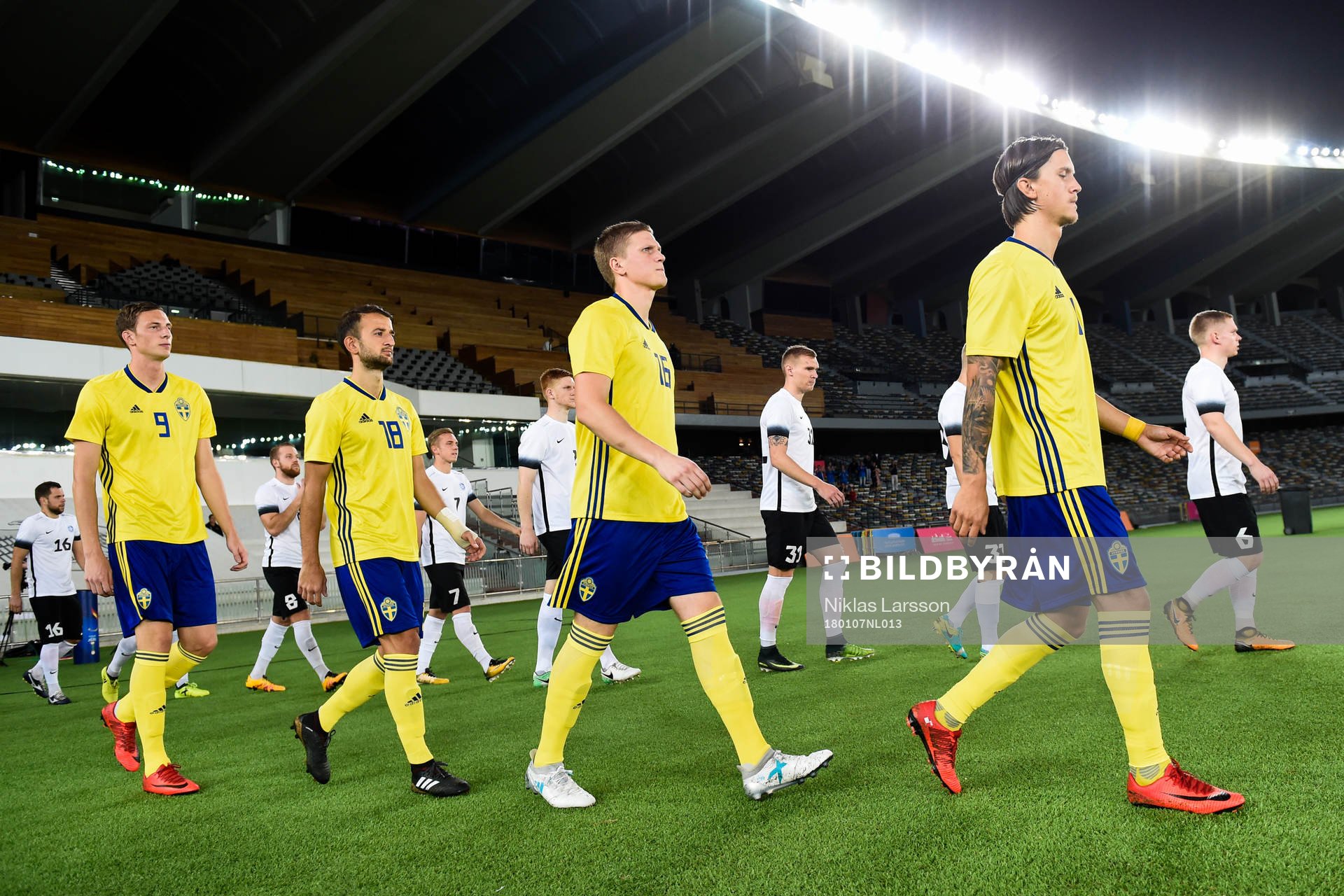 Sveriges Gustaf Nilsson Robert Gojani Joakim Nilsson och