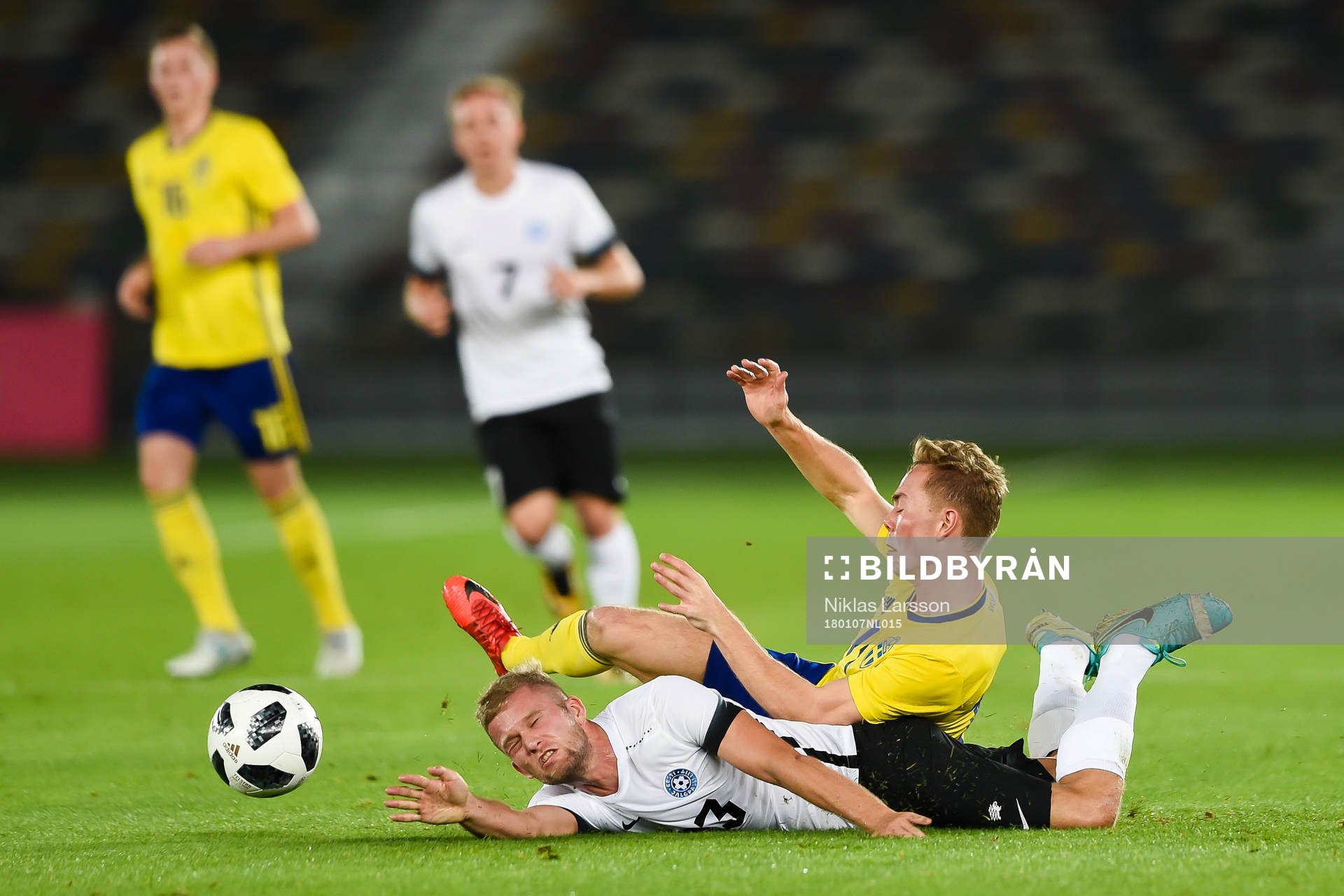 Estlands Karl Mööl och Sveriges Joel Andersson