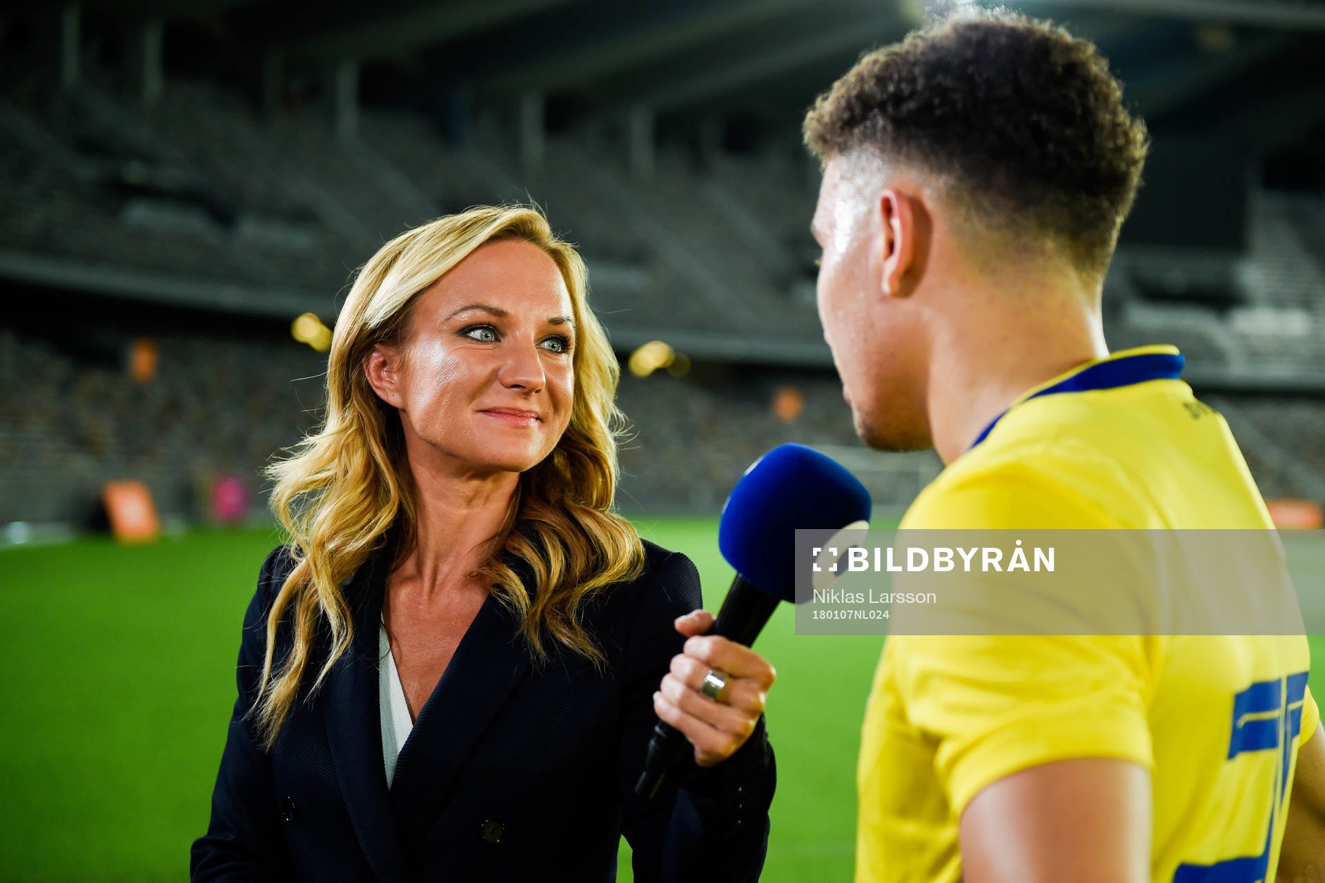 Frida Nordstrand, TV4, och Sveriges Jordan Larsson
