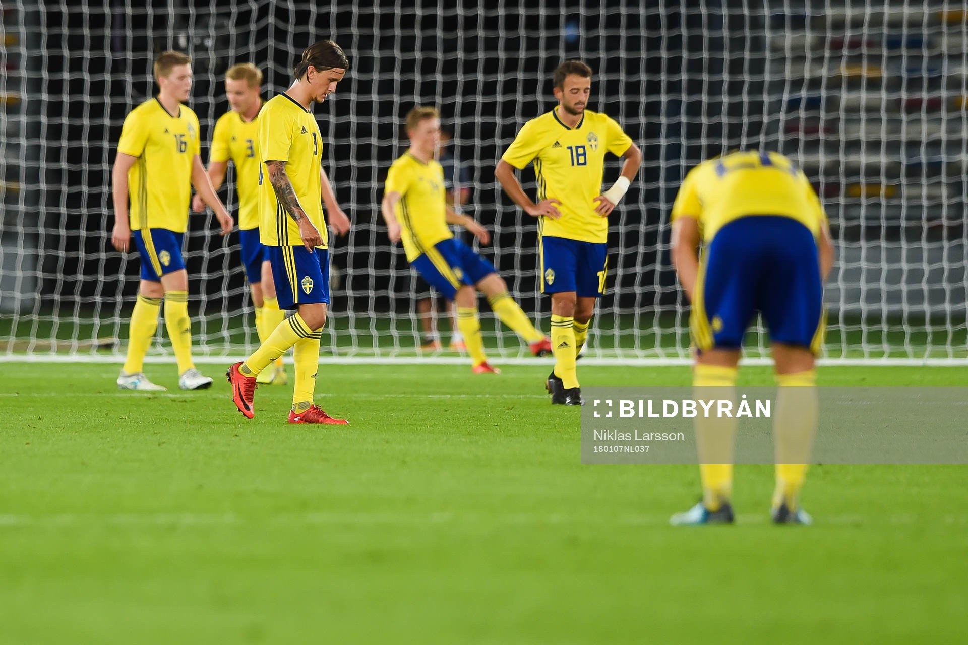 Sveriges Joakim Nilsson, Kristoffer Olsson, Joel Andersson