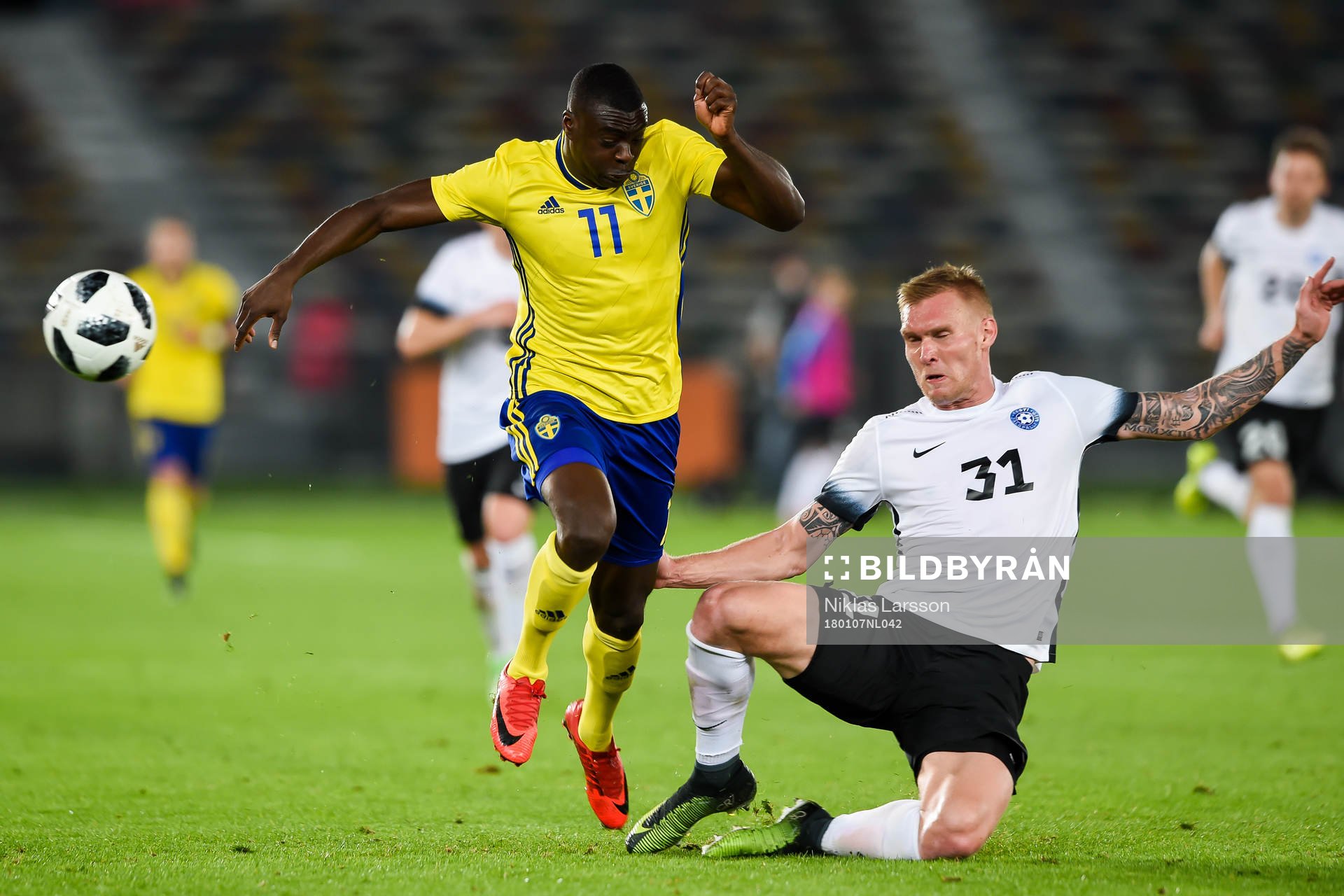 Sveriges Ken Sema och Estlands Joonas Tamm