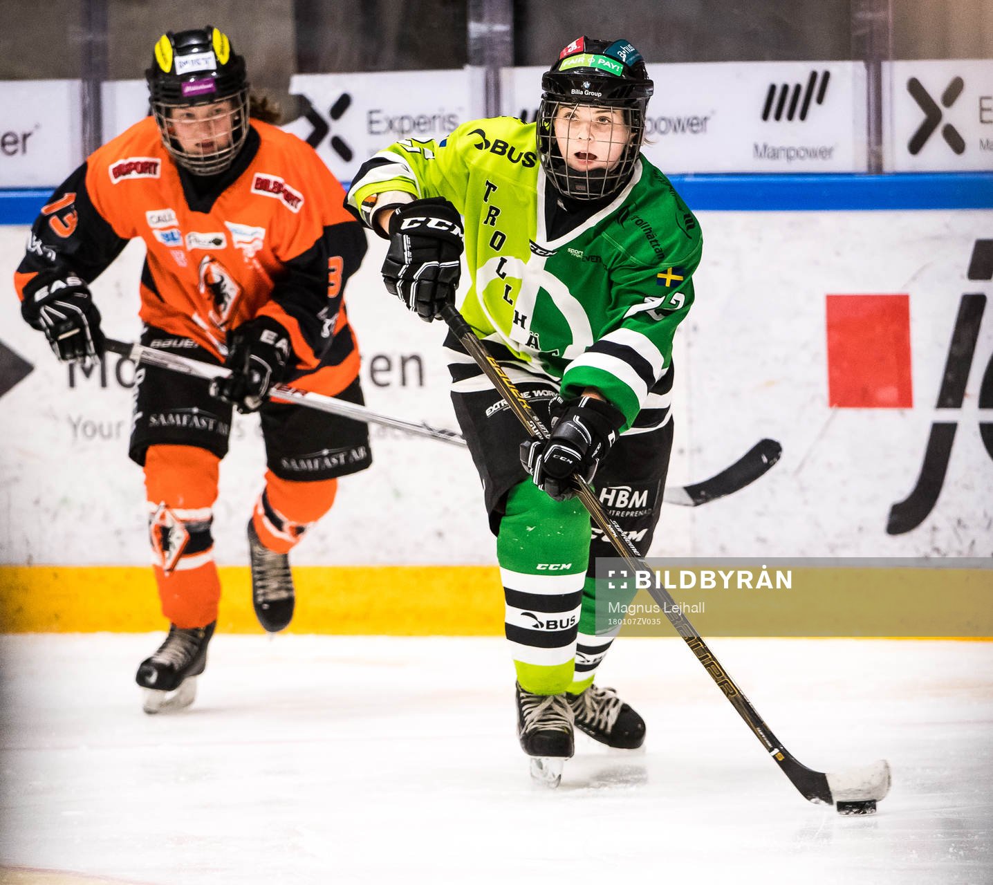 Karlskronas Kajsa-Lisa Johansson och Trollhättans Hanna