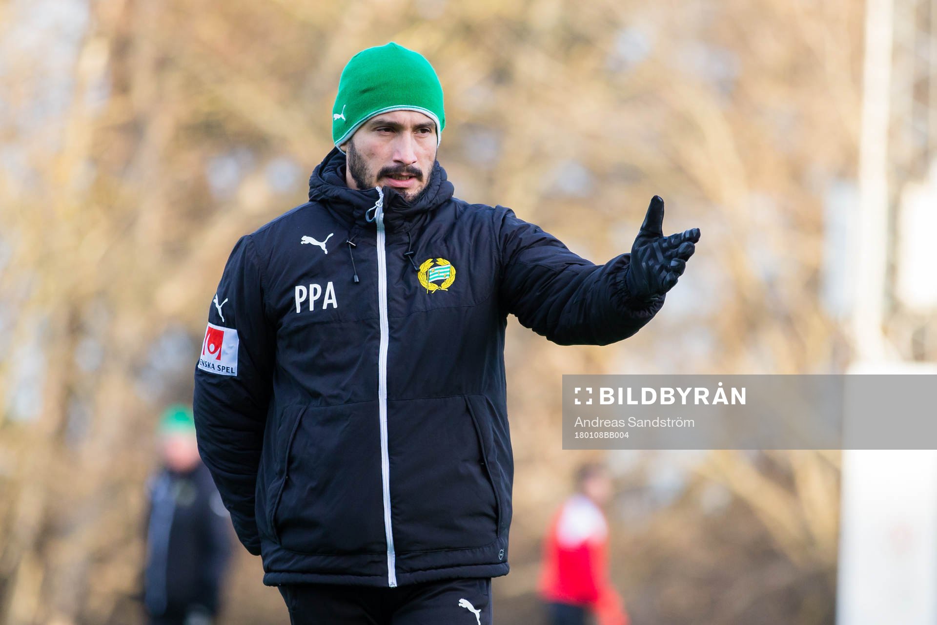Hammarbys assisterande tränare Pablo Pinones-Arce