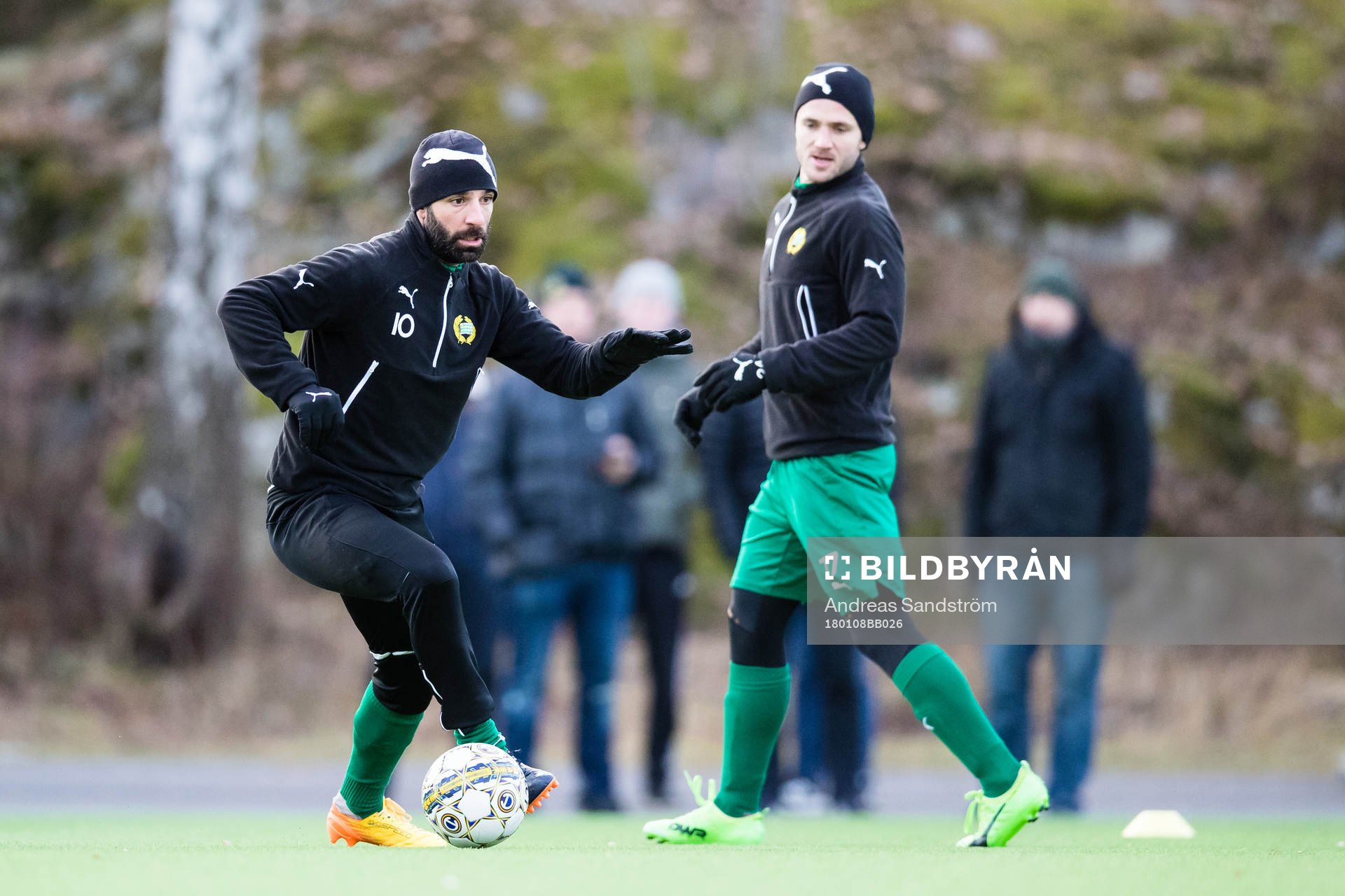 Hammarbys Kennedy Bakircioglu och Mats Solheim