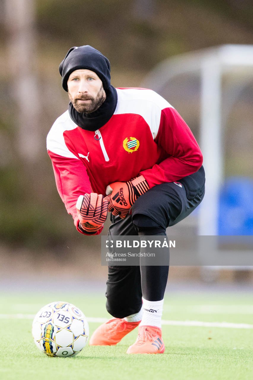 Hammarbys målvakt Johan Wiland