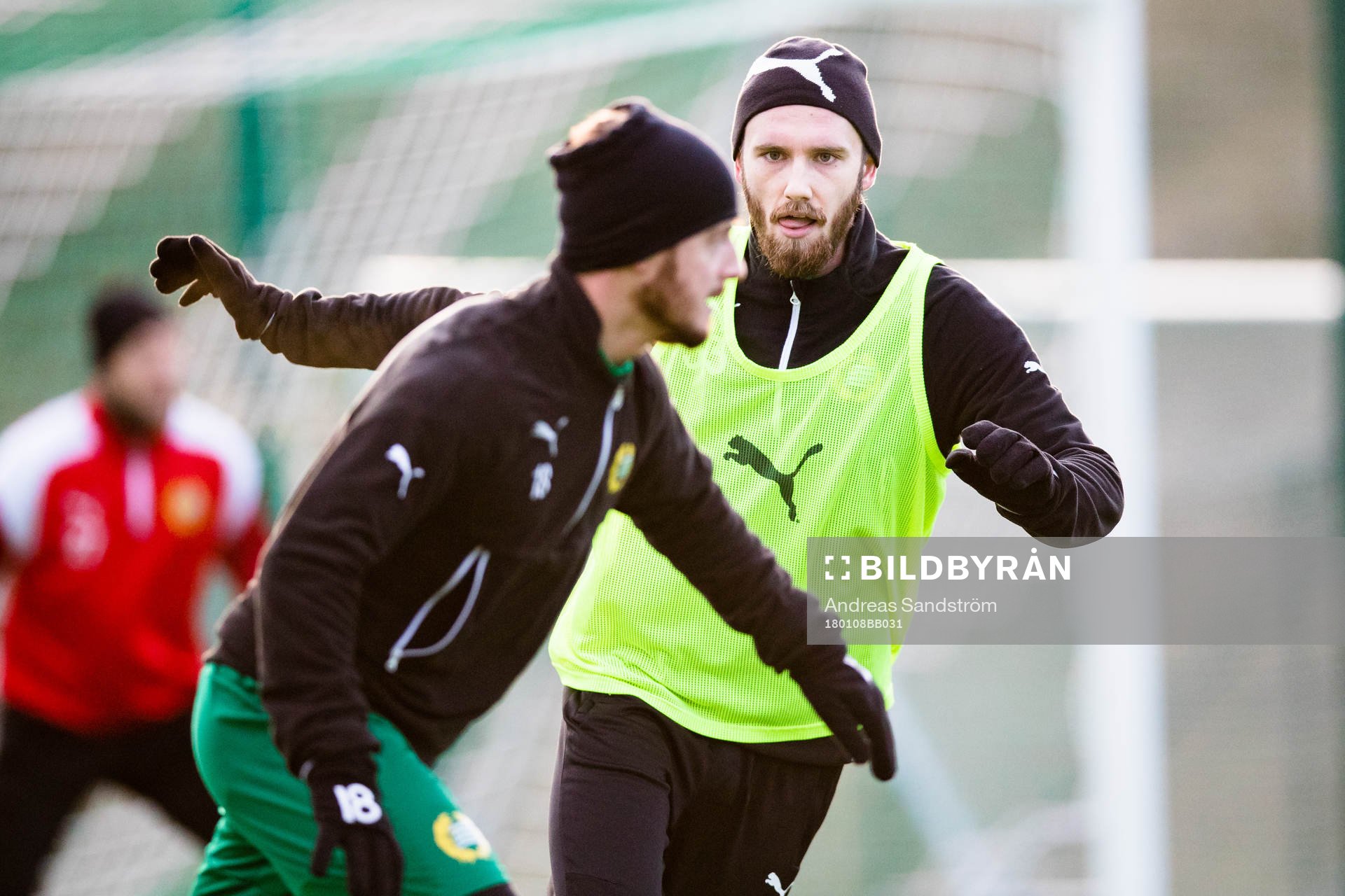 Hammarbys Rebin Asaad (t v) och Simon Sandberg