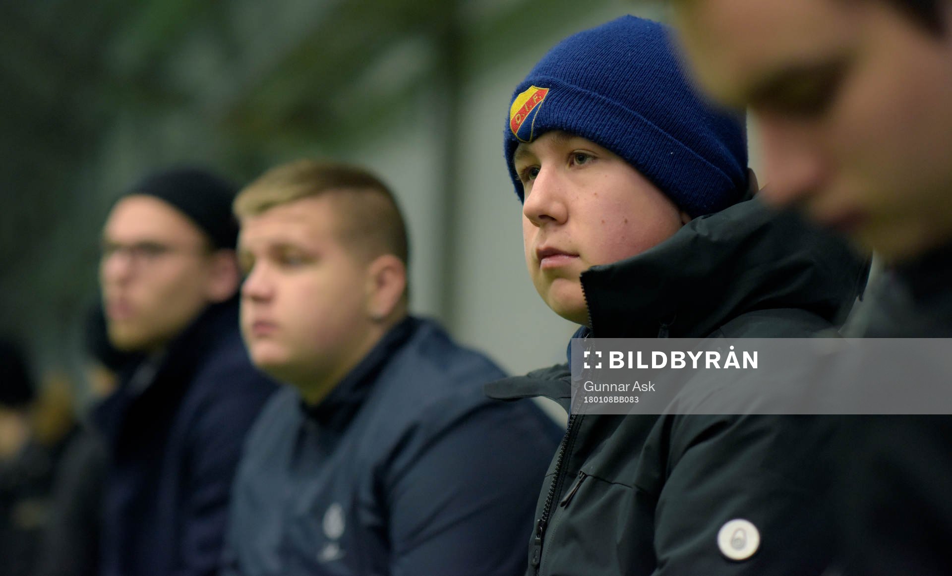 Supporter Albin Knopp, 16 år, åskådare
