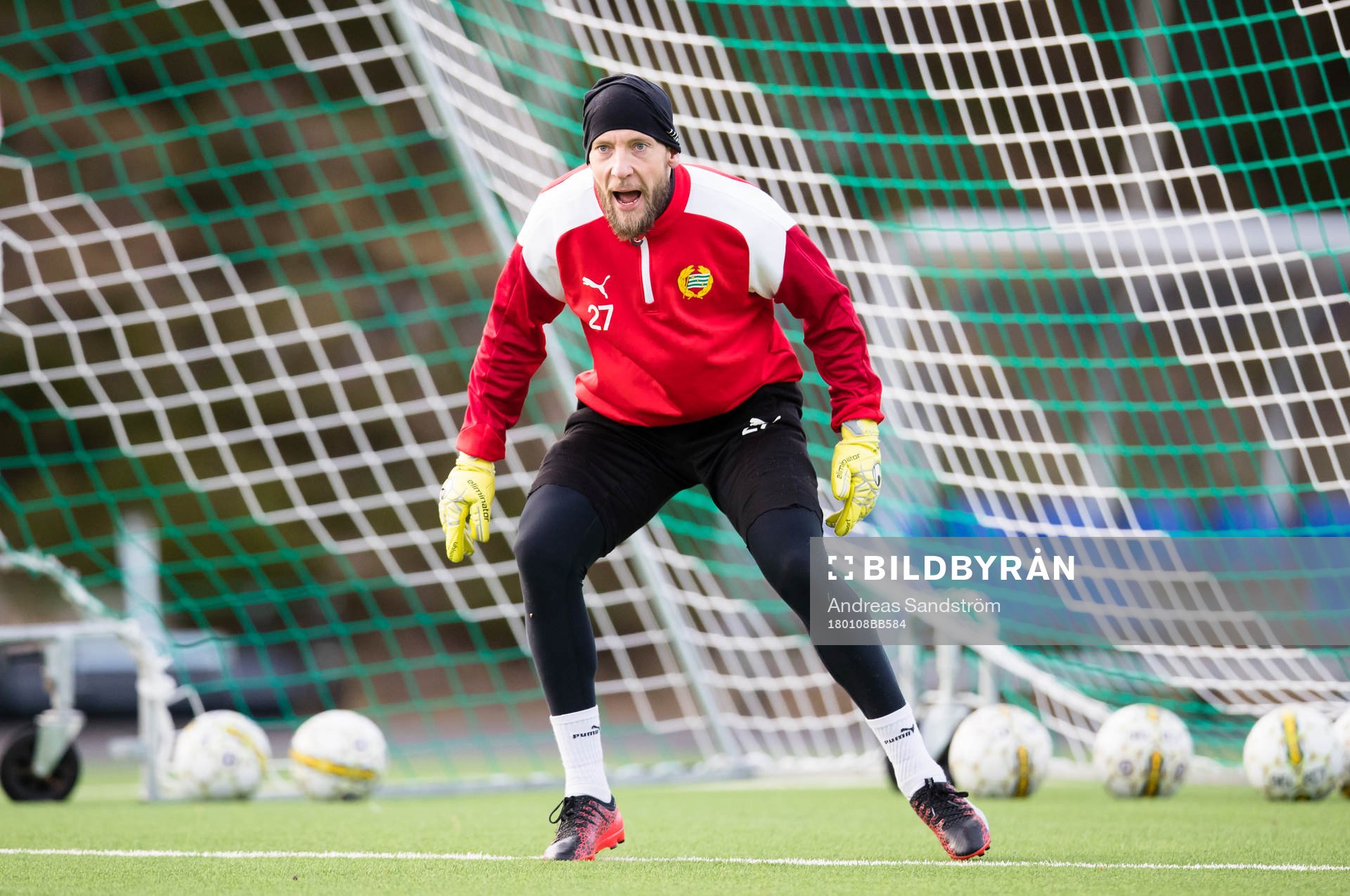 Hammarbys målvakt Benny Lekström