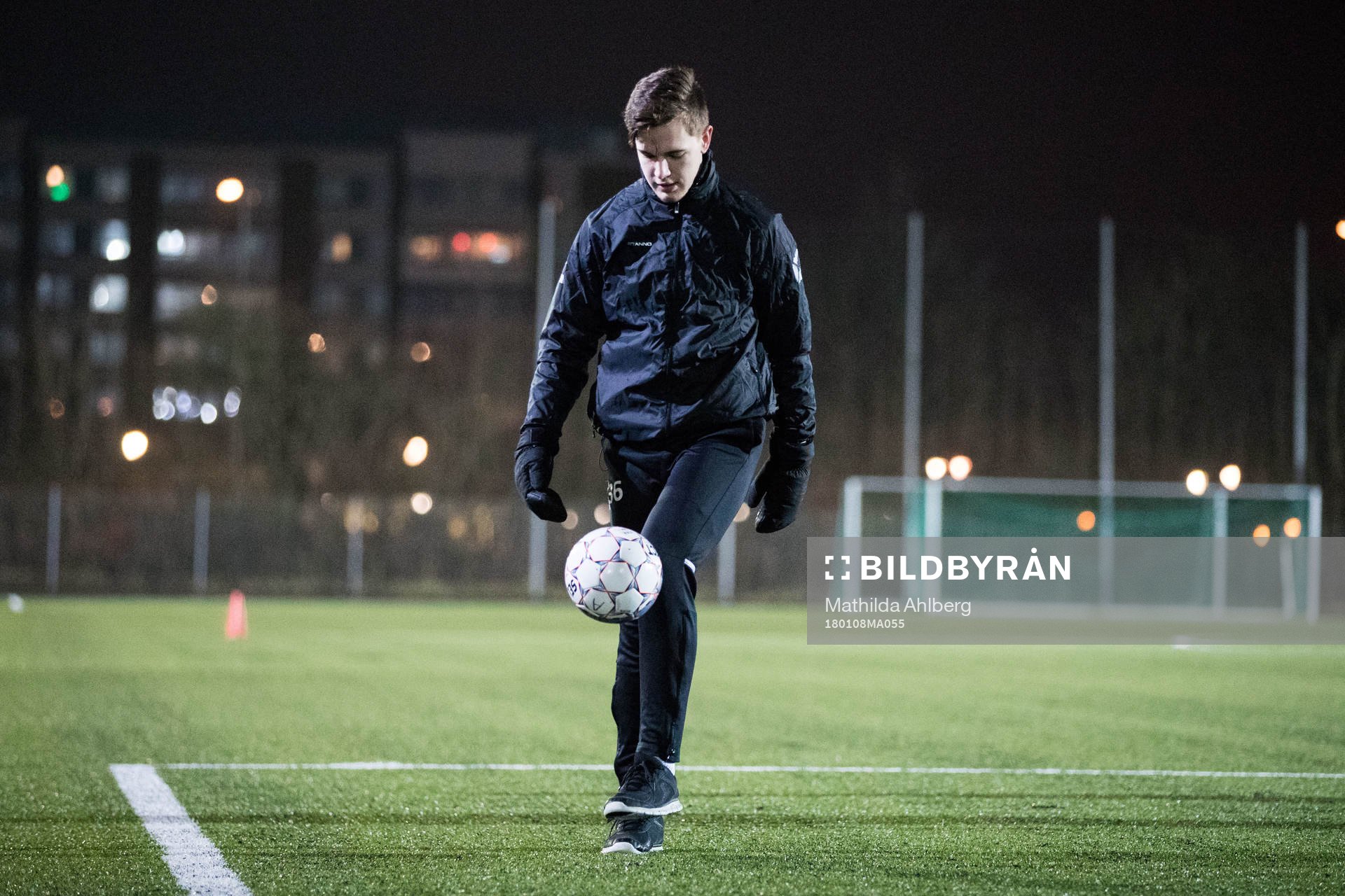 Landskronas U19 spelare Antonio Bellini
