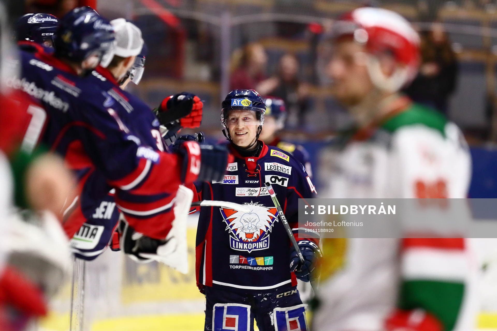 Linköpings Mathis Olimb jublar