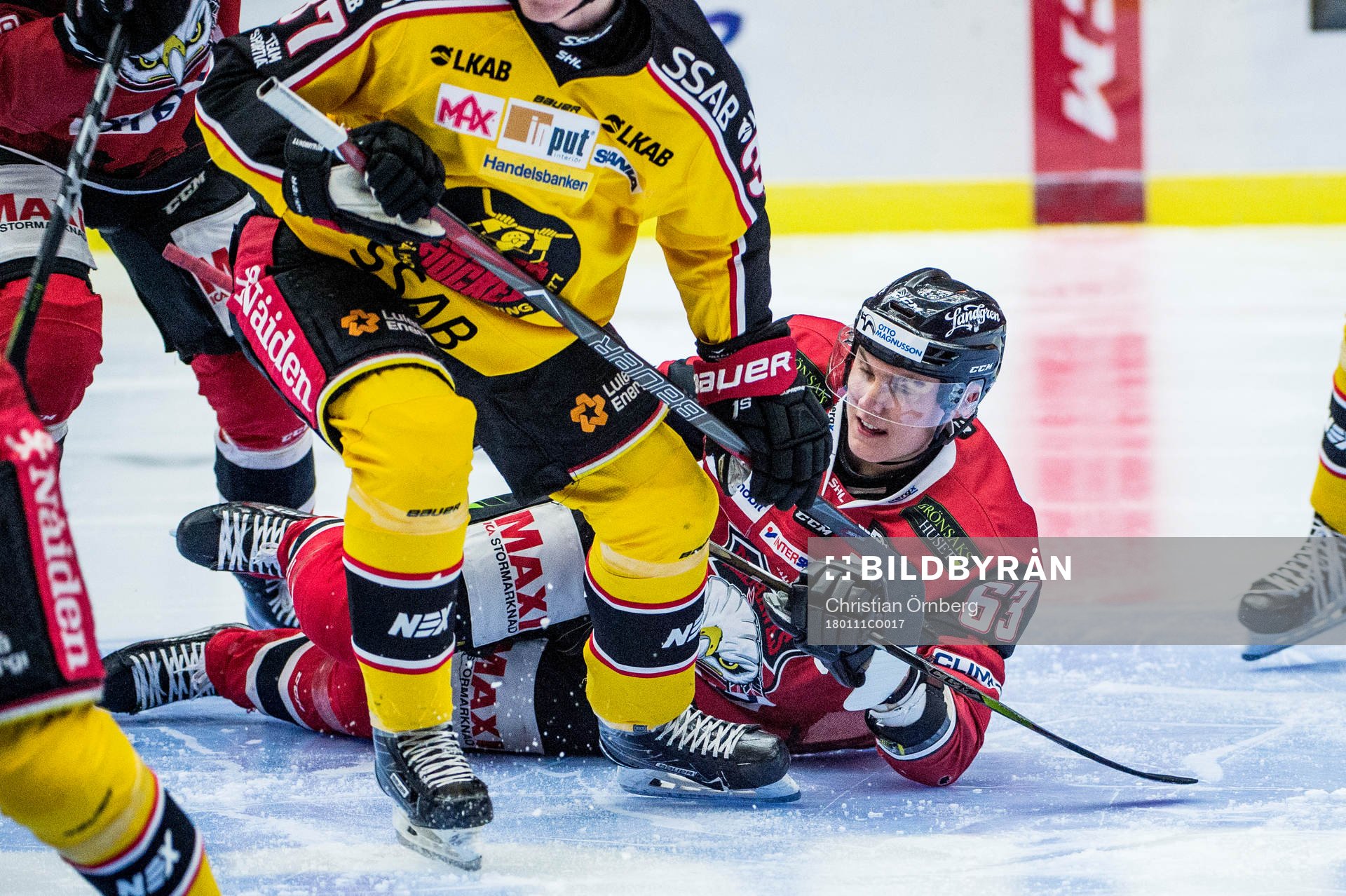 Malmö Redhawks Fredrik Händemark på isen