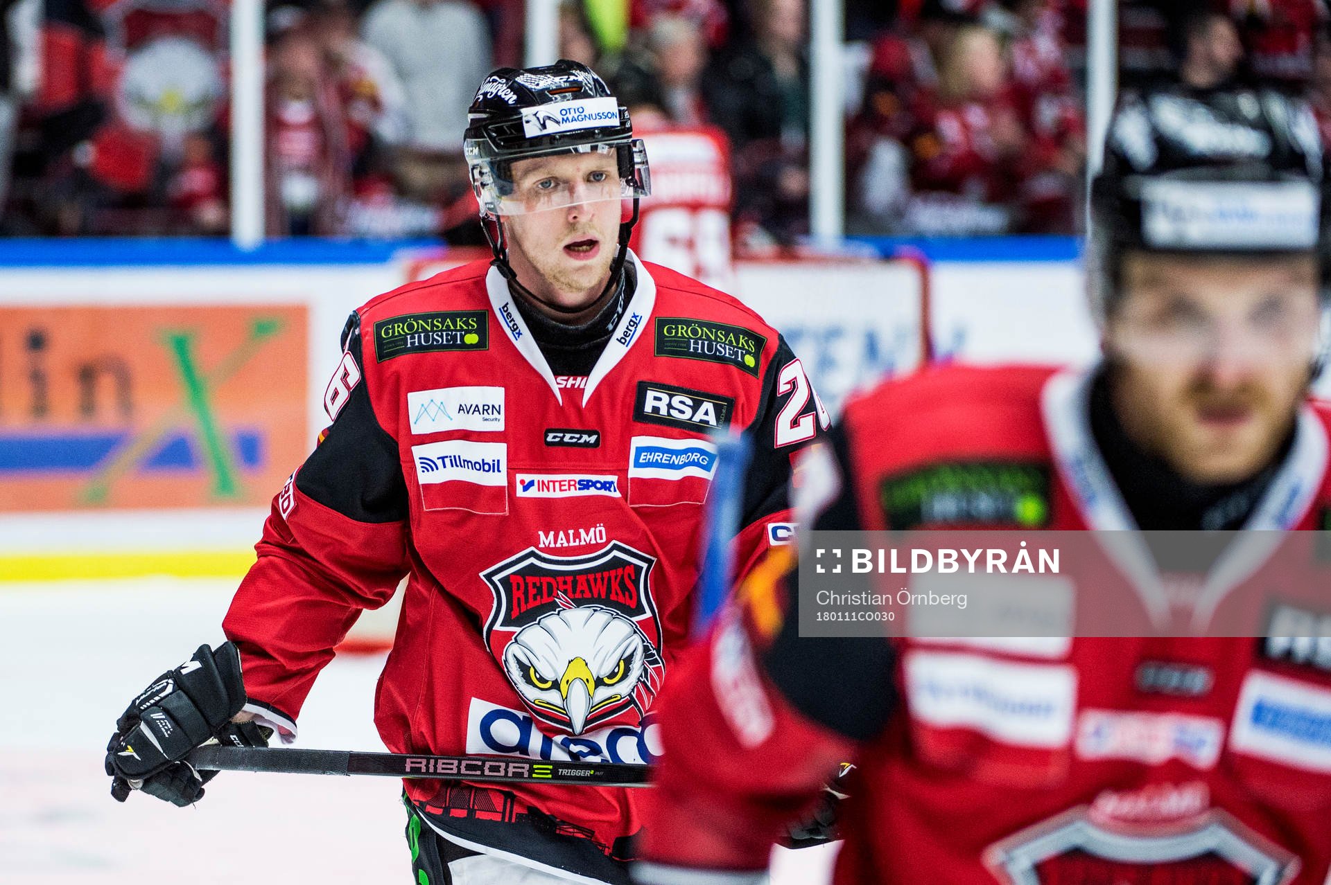 Malmö Redhawks Axel Wemmenborn deppar